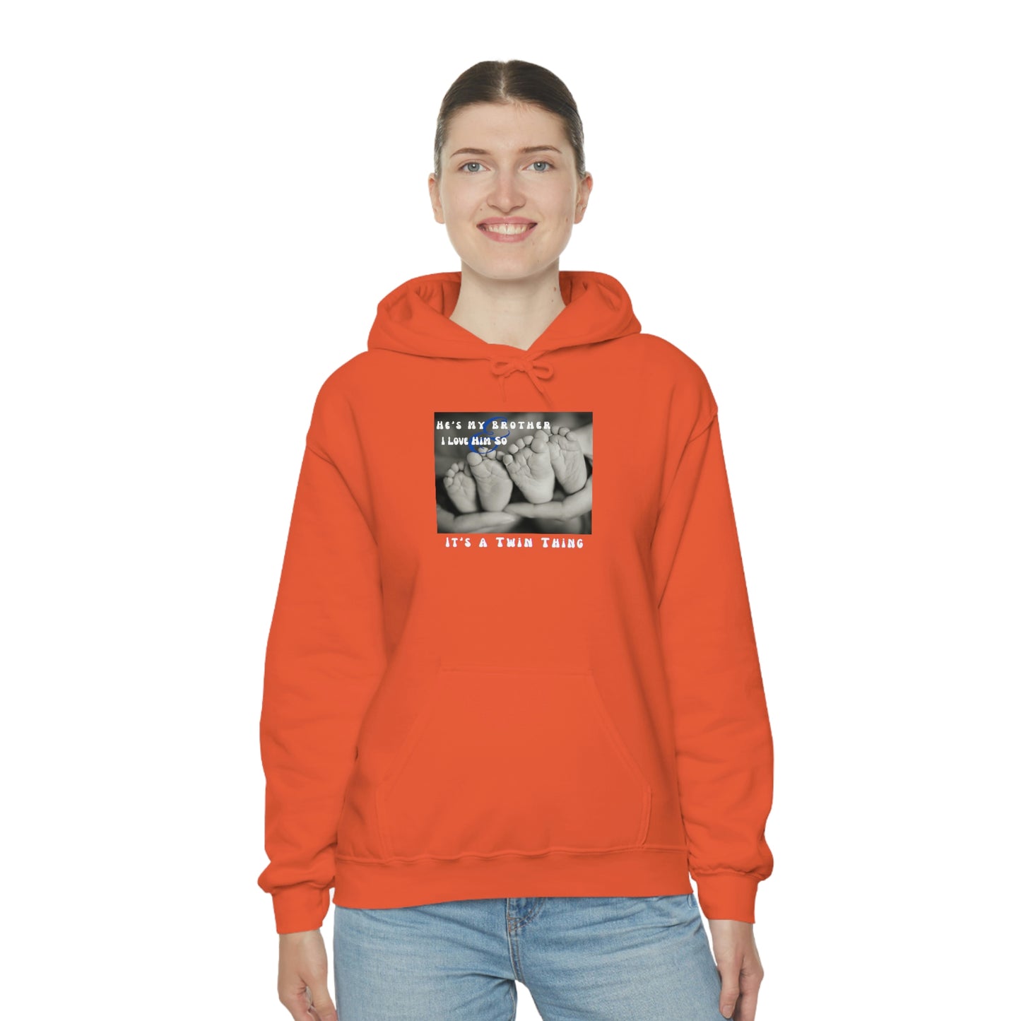 Twin, Unisex Heavy Blend™ Hooded Sweatshirt