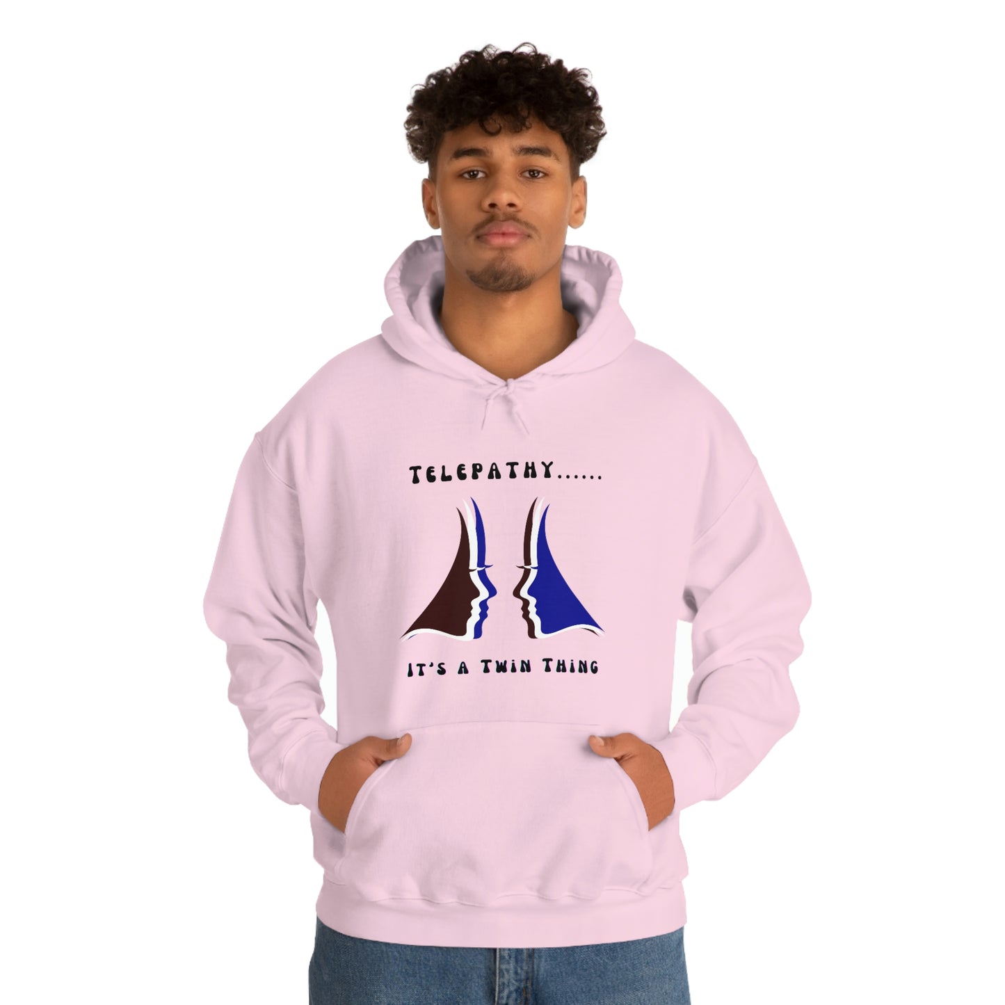 Twin, Unisex Heavy Blend™ Hooded Sweatshirt