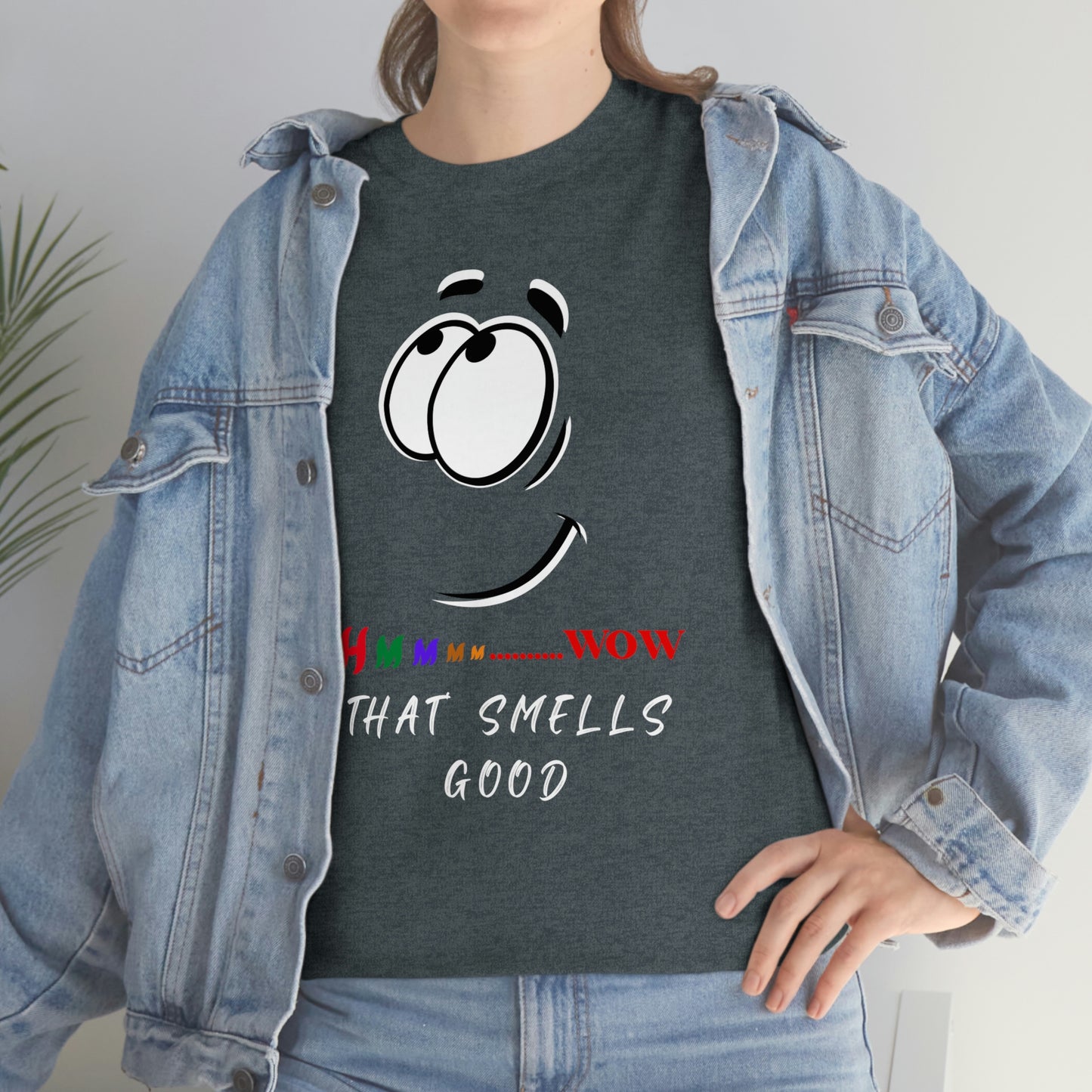 Hmmm... Wow that Smells Good Unisex Heavy Cotton Tee