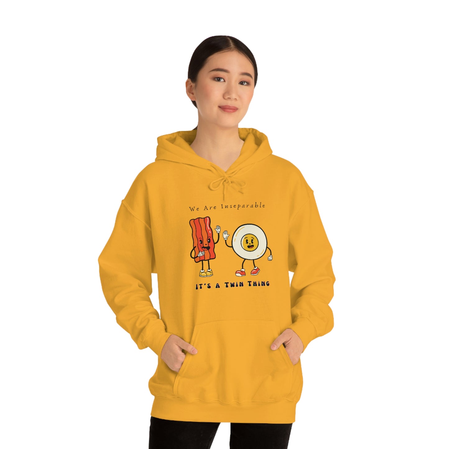 Twin, Unisex Heavy Blend™ Hooded Sweatshirt