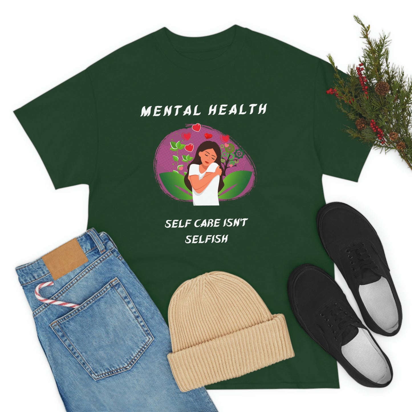 Mental Health Unisex Heavy Cotton Tee