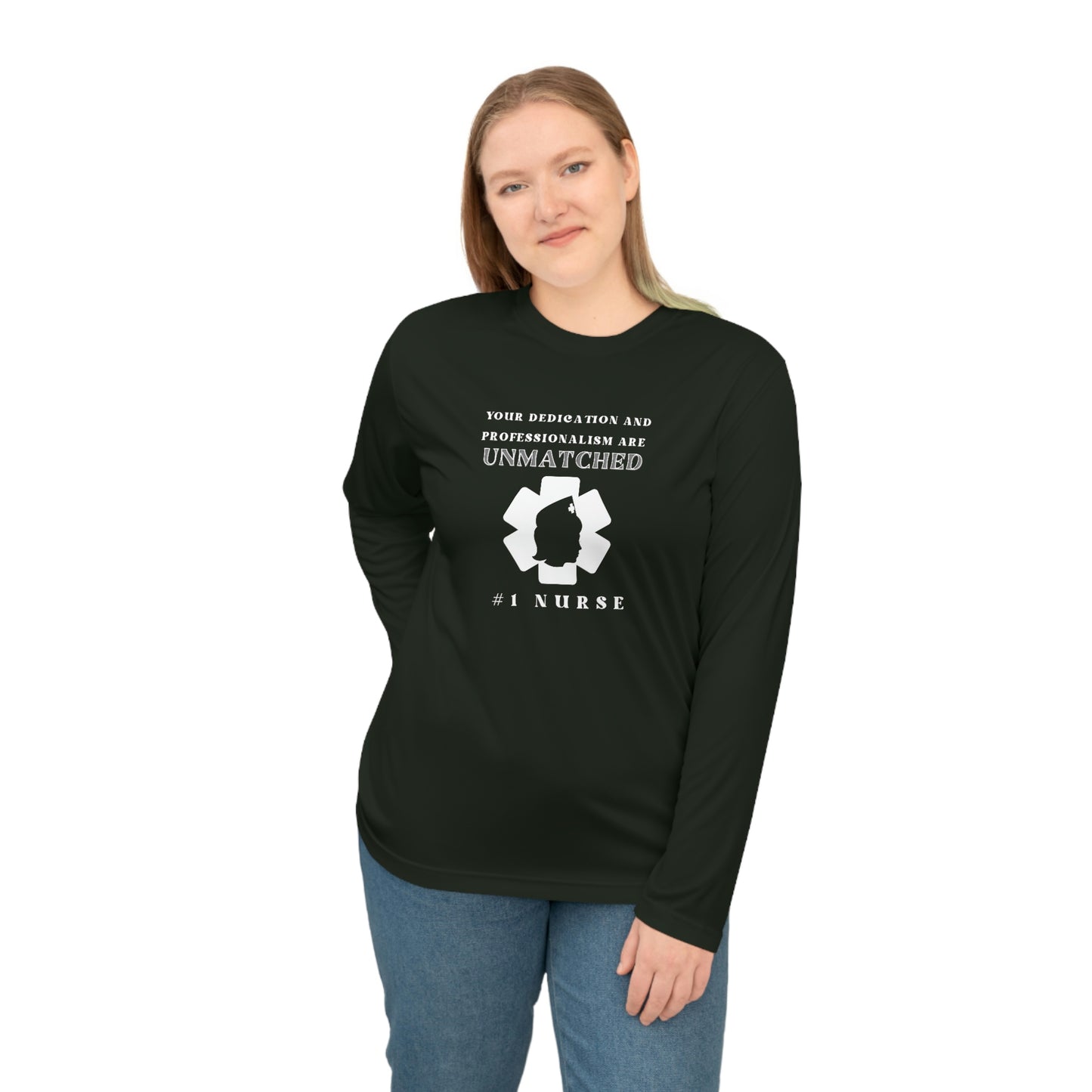 Medical, EKG, Unisex Performance Long Sleeve Shirt