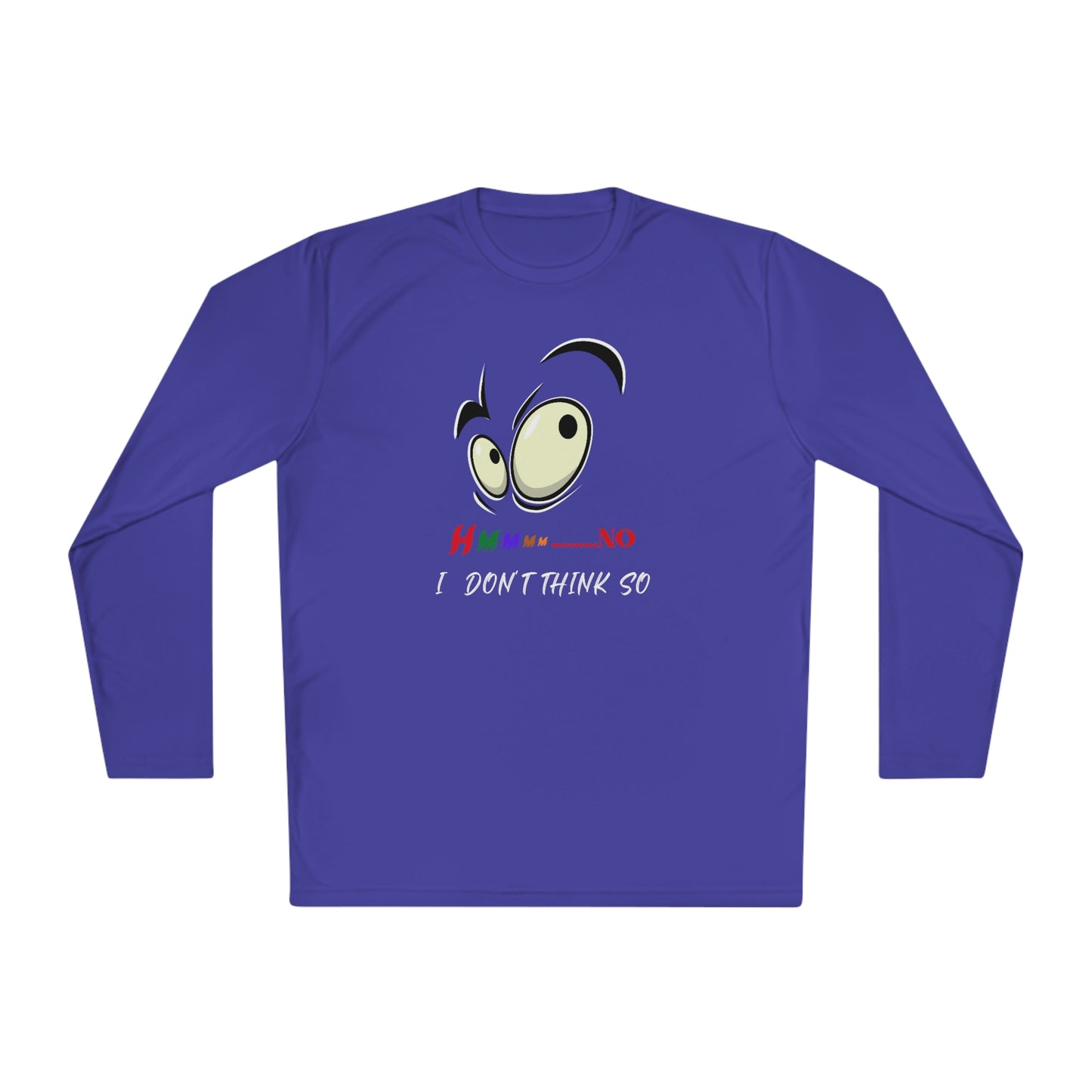 Hmmm, Unisex Lightweight Long Sleeve Tee