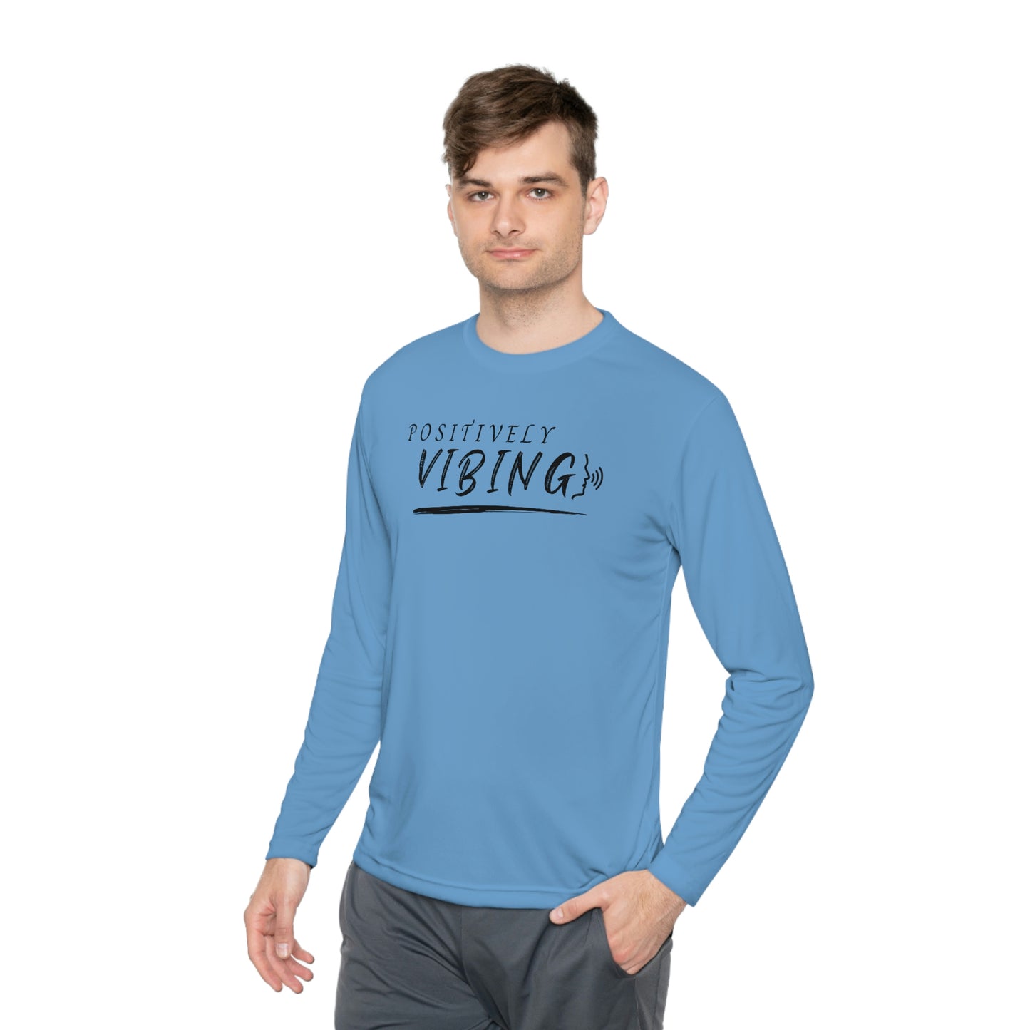 Vibe, Unisex Lightweight Long Sleeve Tee