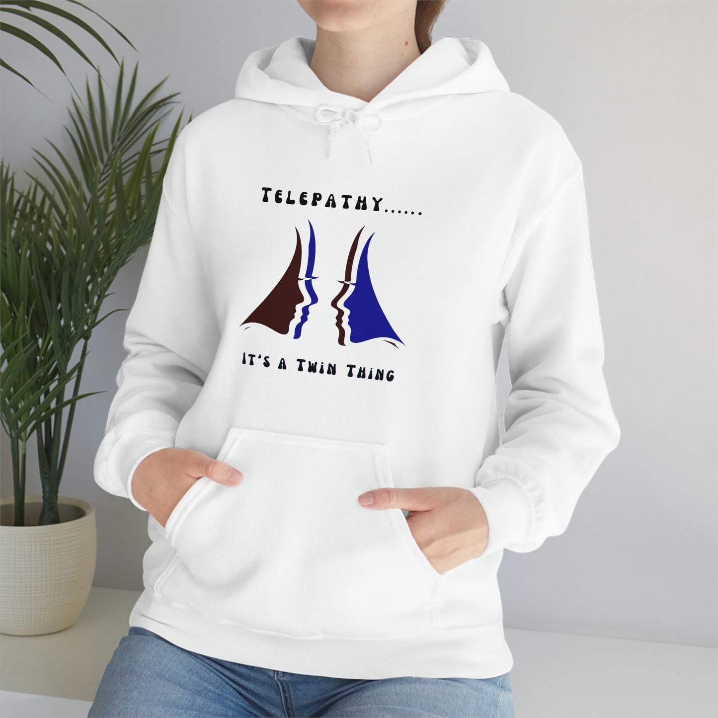 Twin, Unisex Heavy Blend™ Hooded Sweatshirt