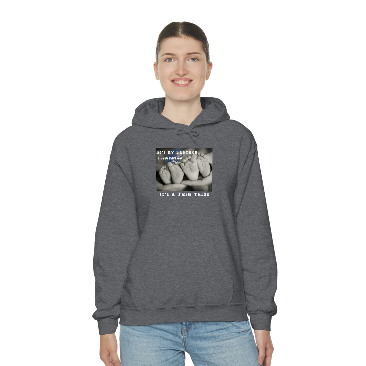 Twin, Unisex Heavy Blend™ Hooded Sweatshirt