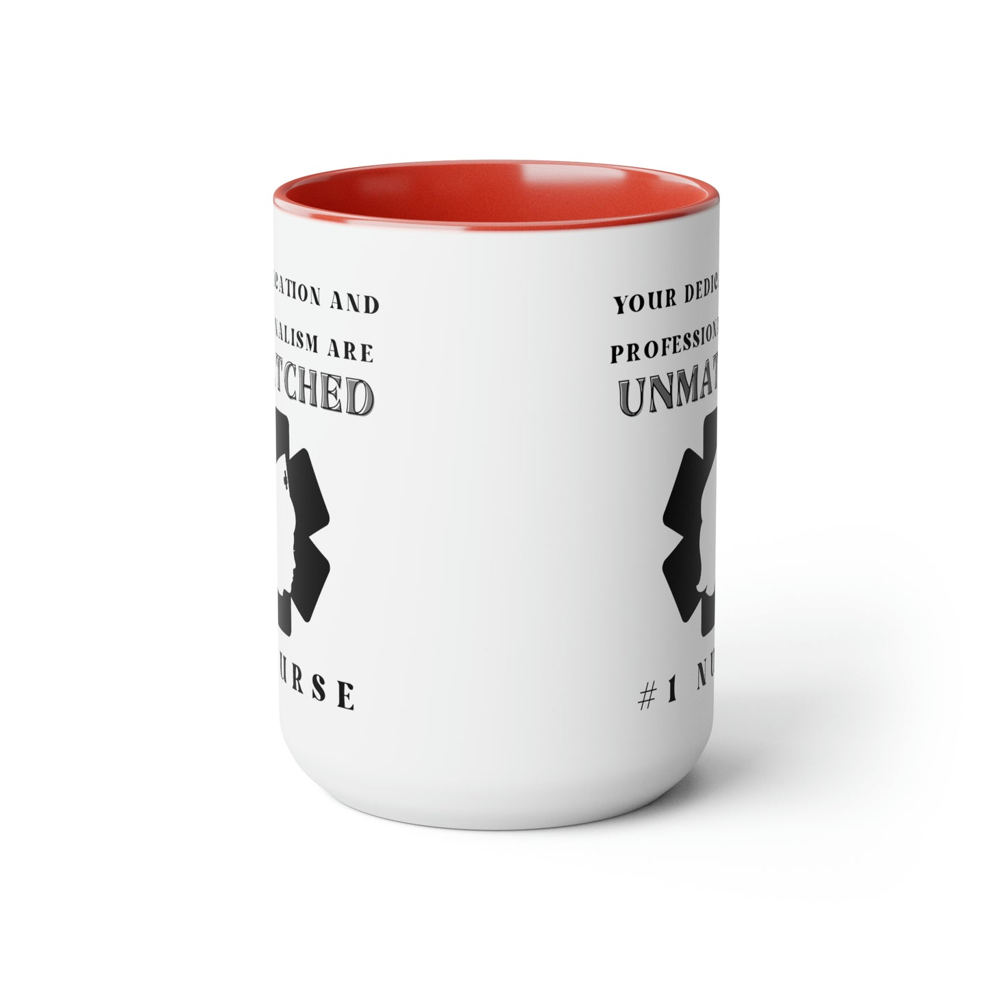 Medical, CVICU, EKG, Two-Tone Coffee Mugs, 15oz