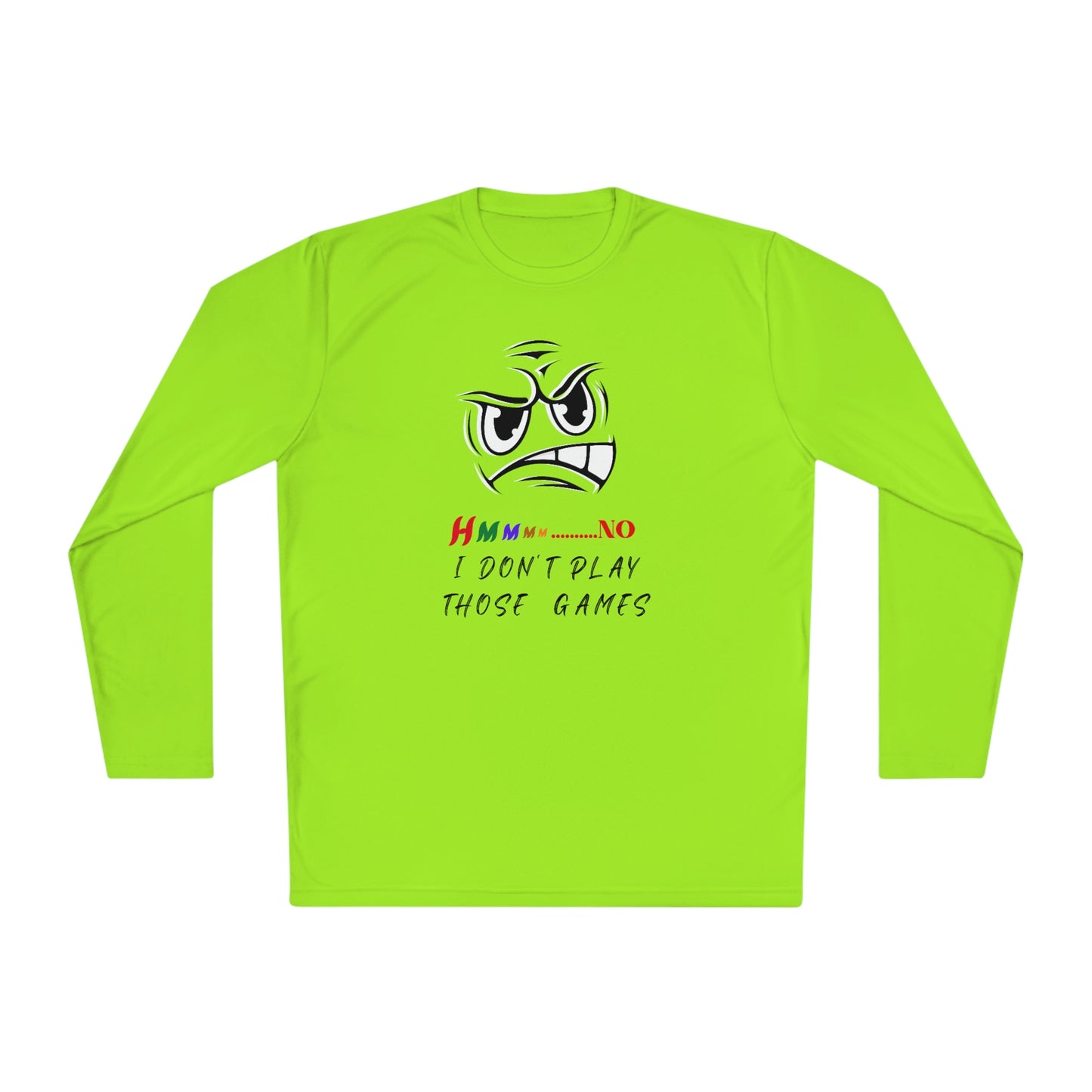 Hmmm, Unisex Lightweight Long Sleeve Tee