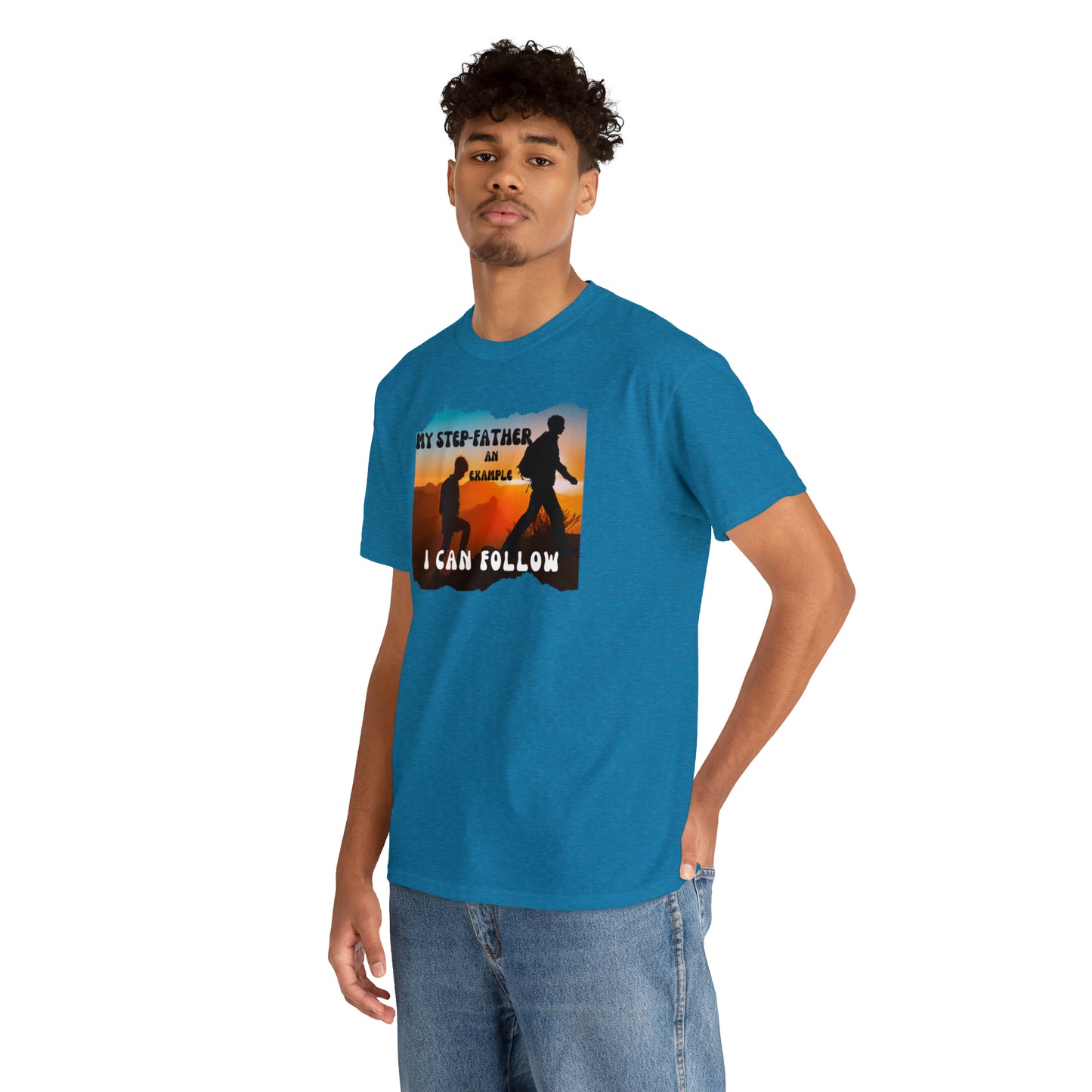 Exotic Print Father' Day Unisex Heavy Cotton Tee