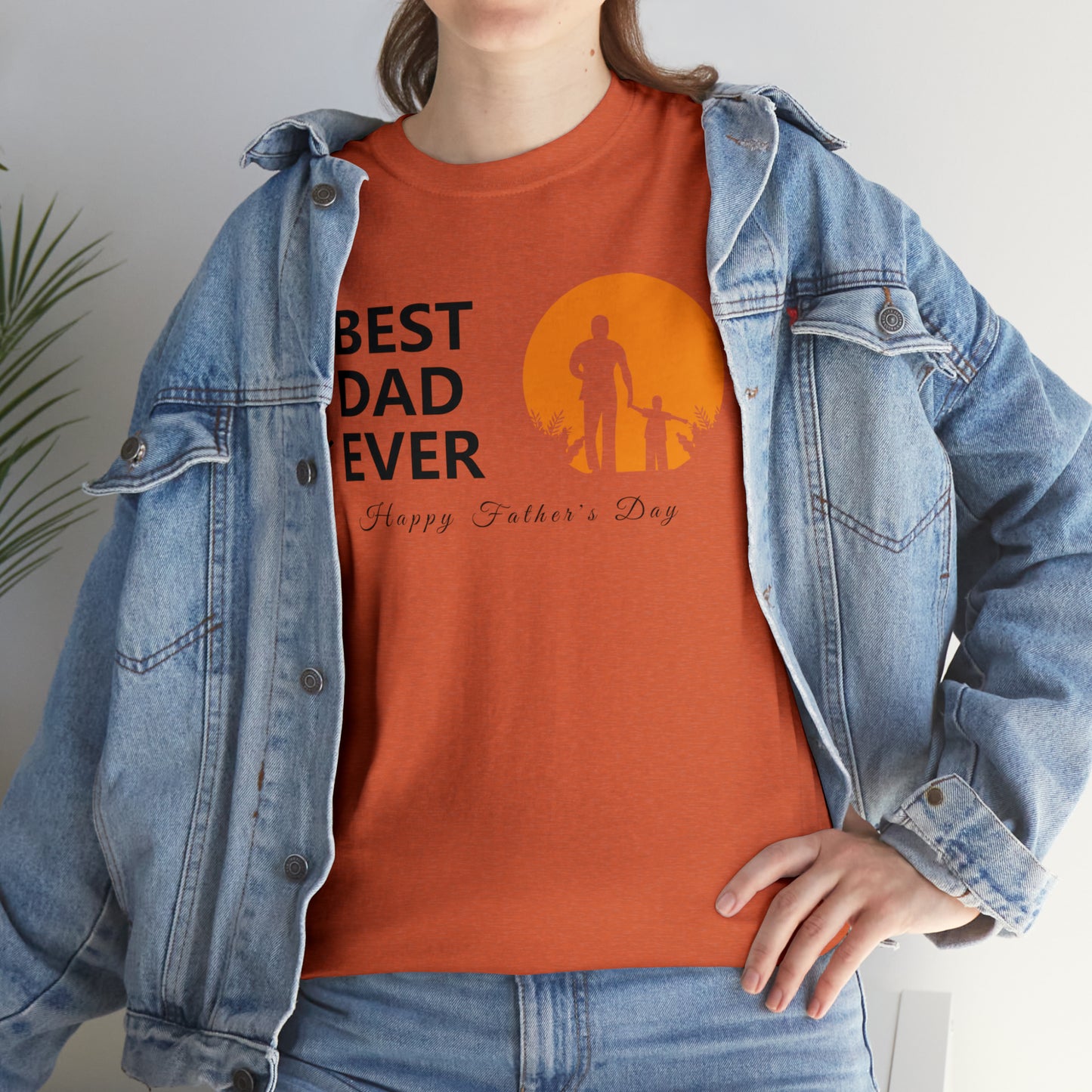 Exotic Print Father's Day Unisex Heavy Cotton Tee