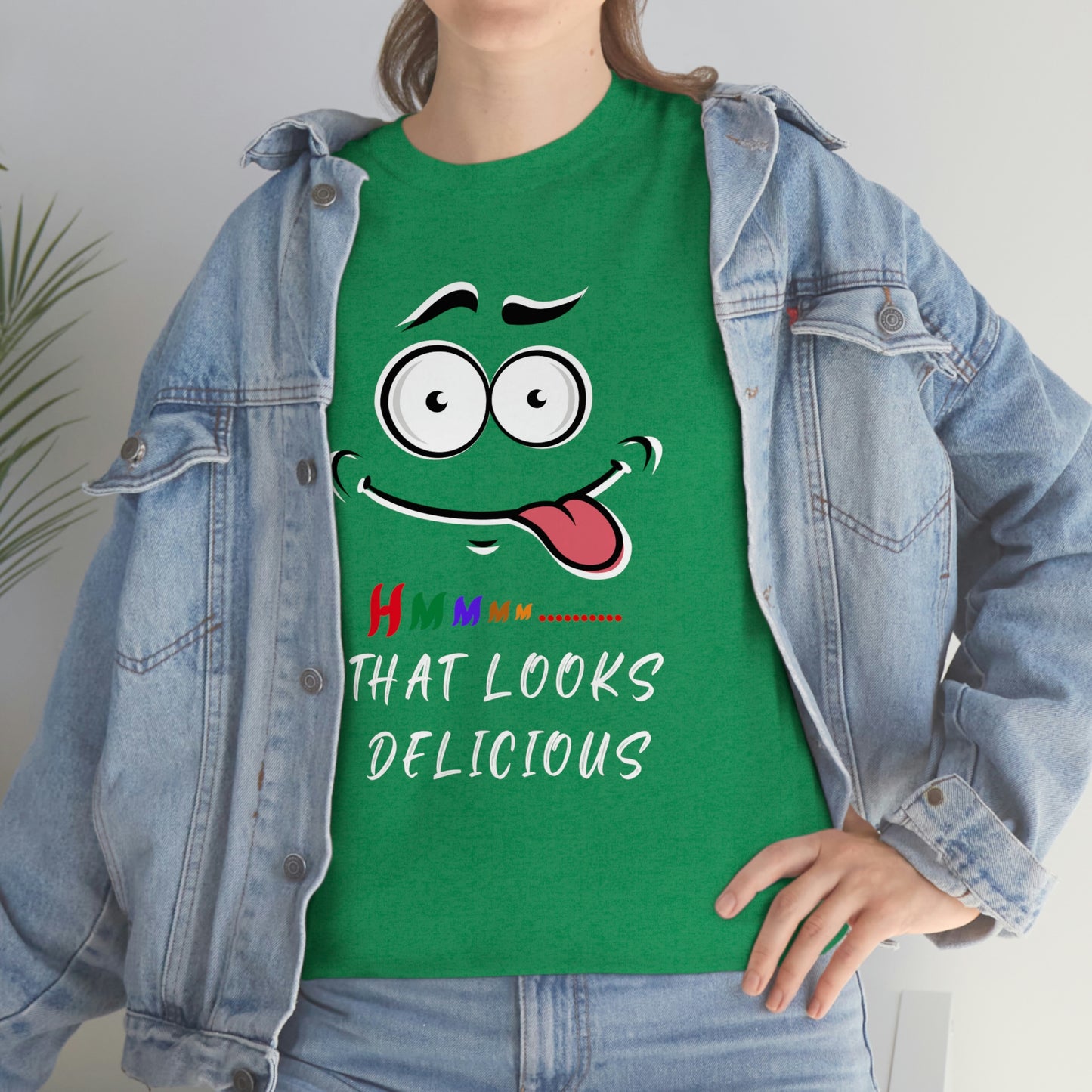 Hmmm, Funny, Unisex Heavy Cotton Tee