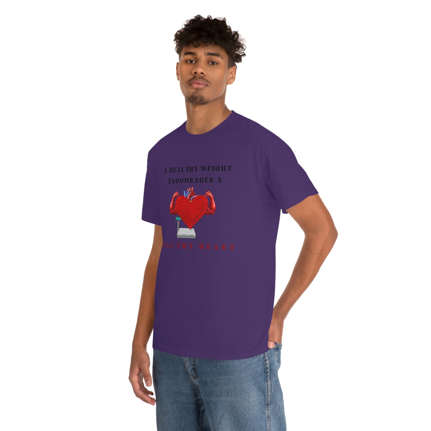 Healthy Weight Healthy Heart Unisex Heavy Cotton Tee