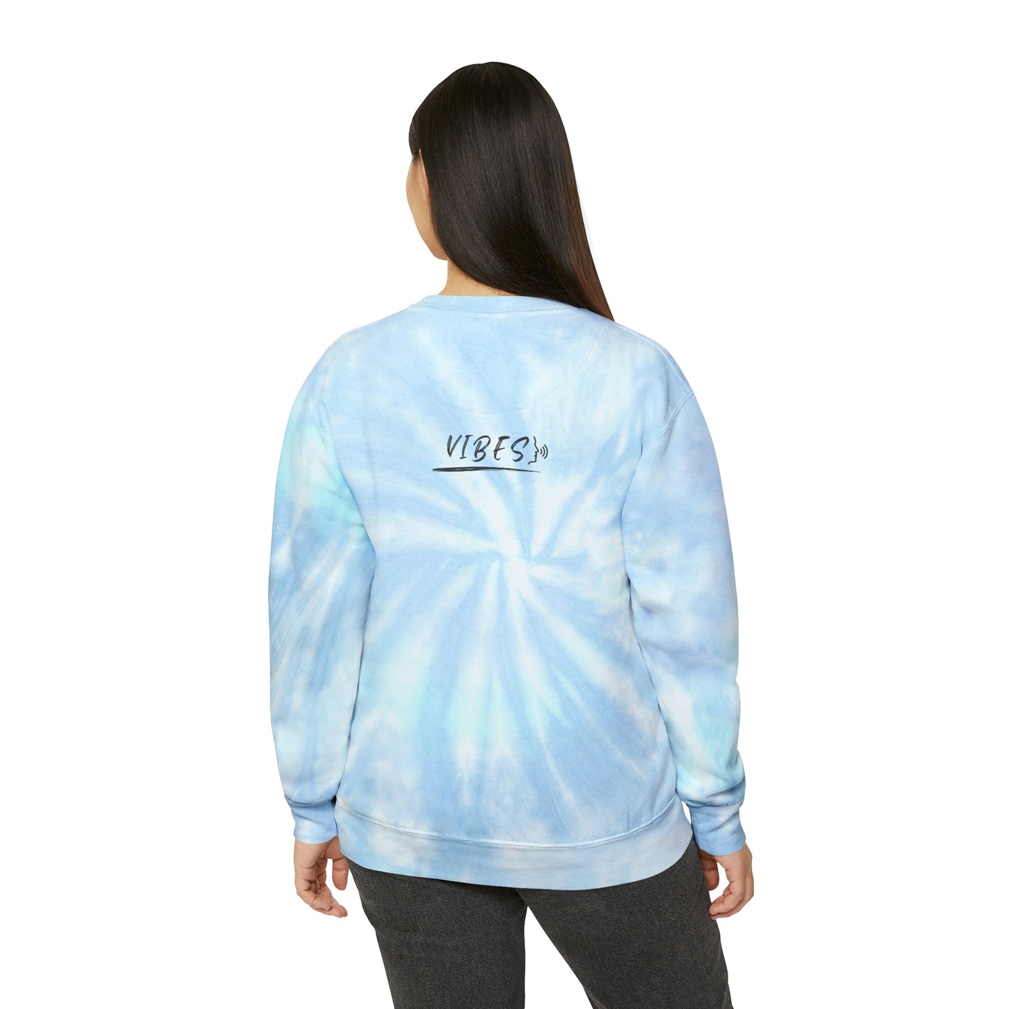 Vibe, Unisex Tie-Dye Sweatshirt