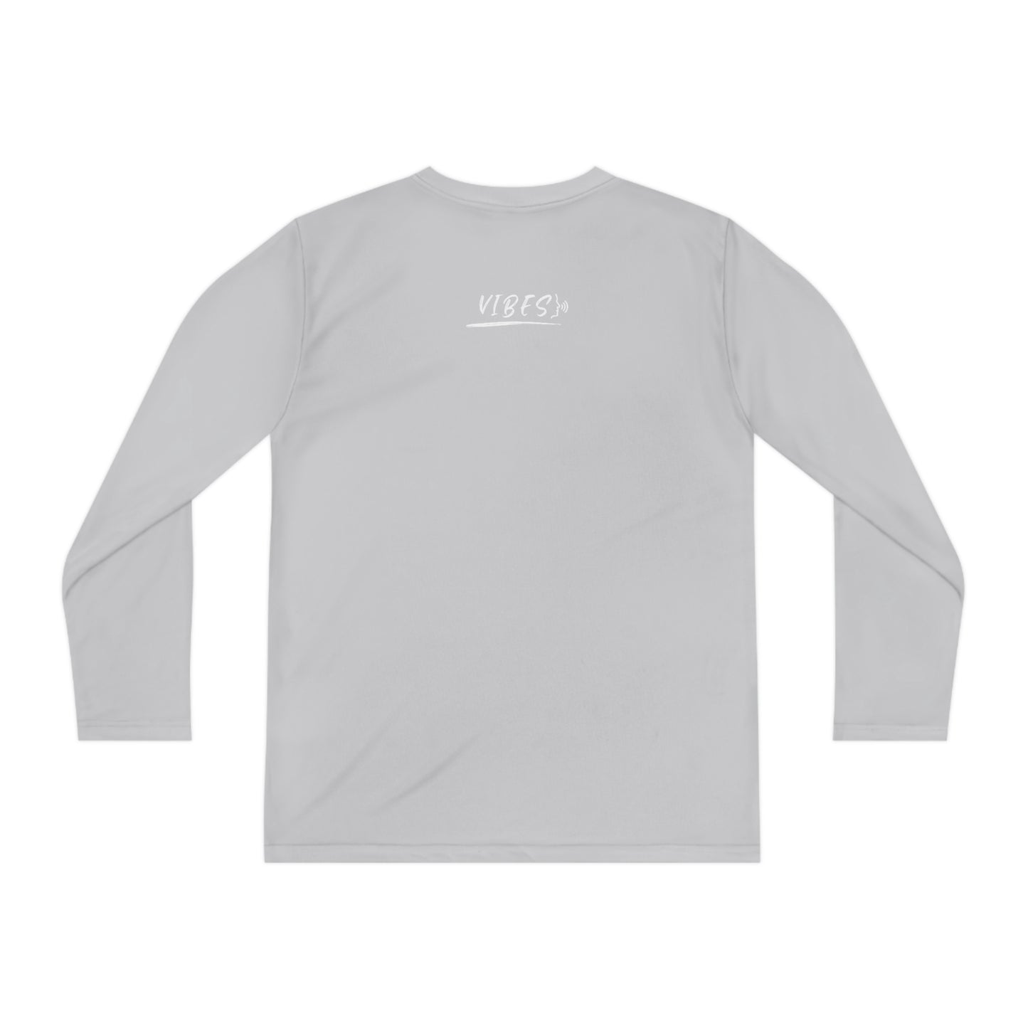 Vibes, Youth Long Sleeve Competitor Tee