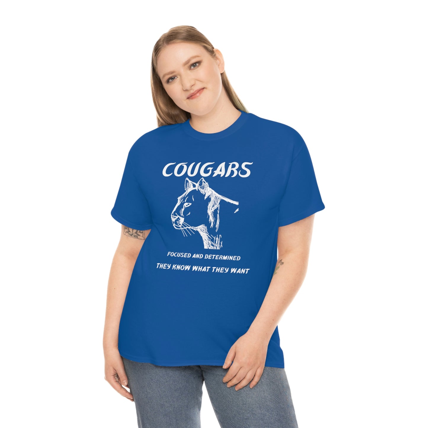 Cougars Unisex Heavy Cotton Tee