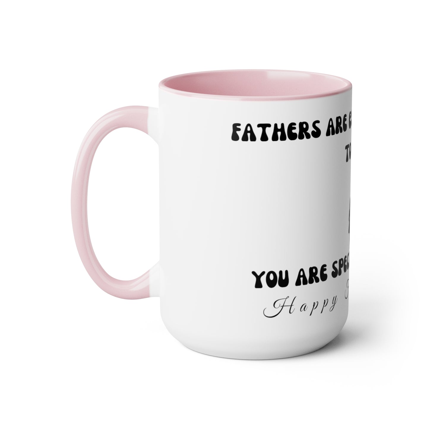 Exotic Print Father's Day Two-Tone Coffee Mugs, 15oz