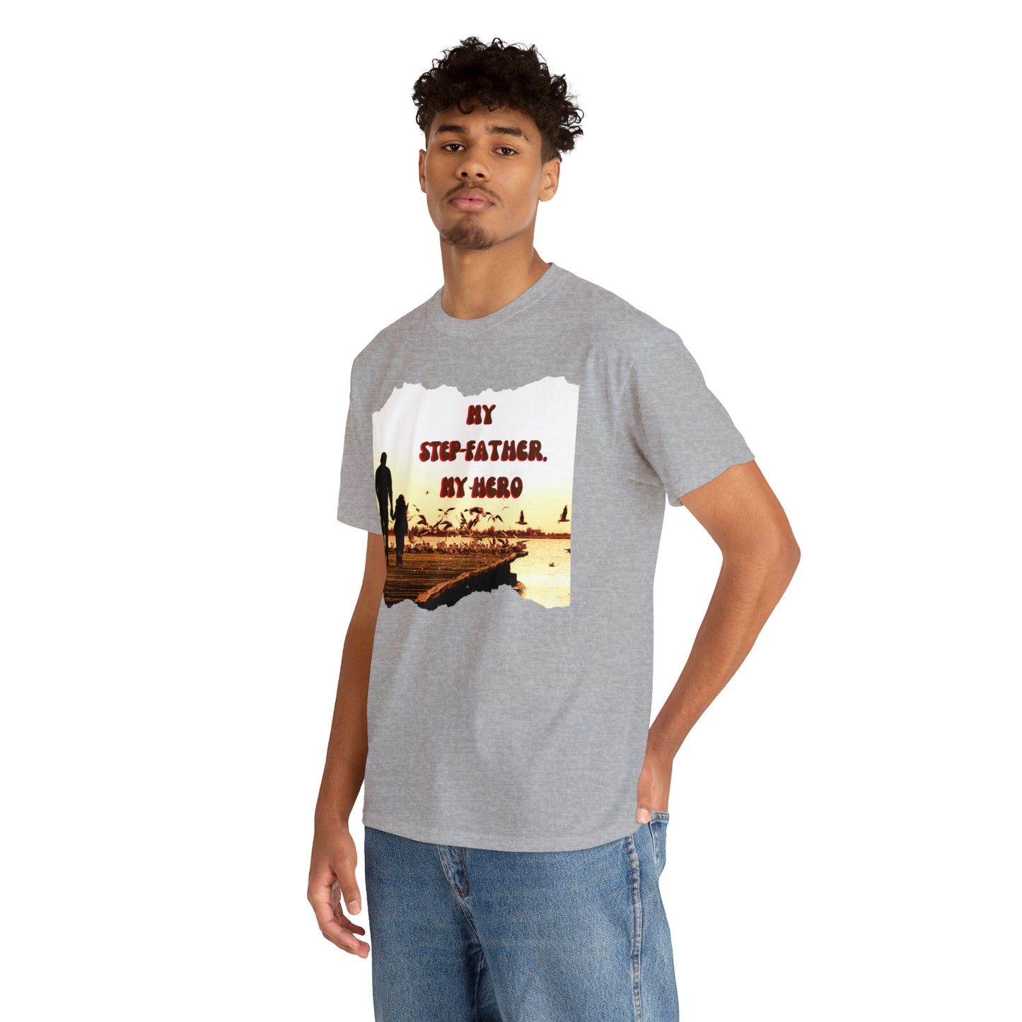 Exotic Print Father' Day Unisex Heavy Cotton Tee