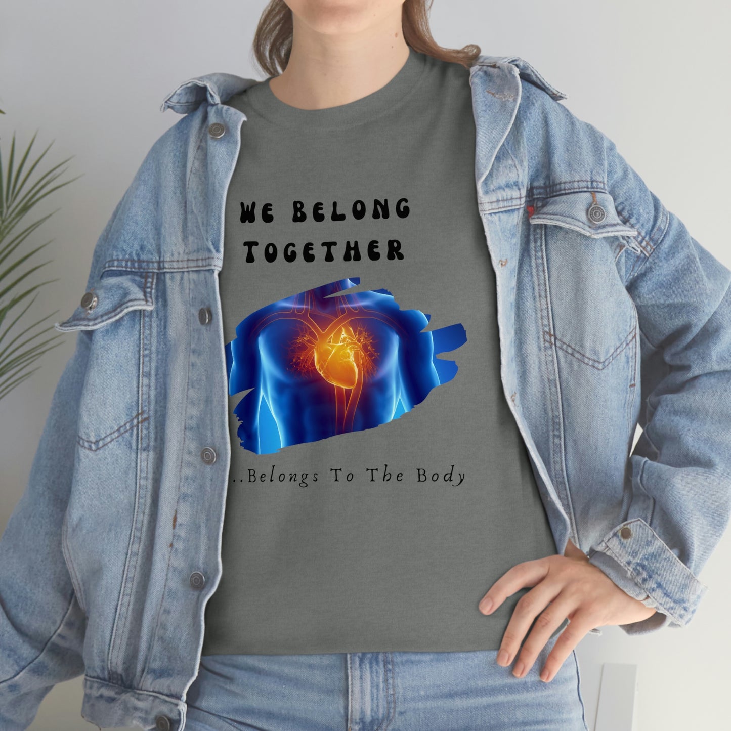 Stronger Together, Love, Unisex Heavy Cotton Tee