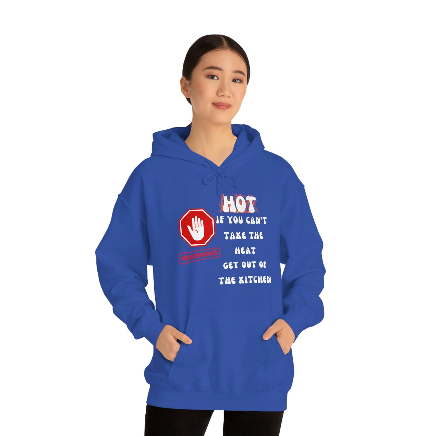 Warning, Unisex Heavy Blend™ Hooded Sweatshirt