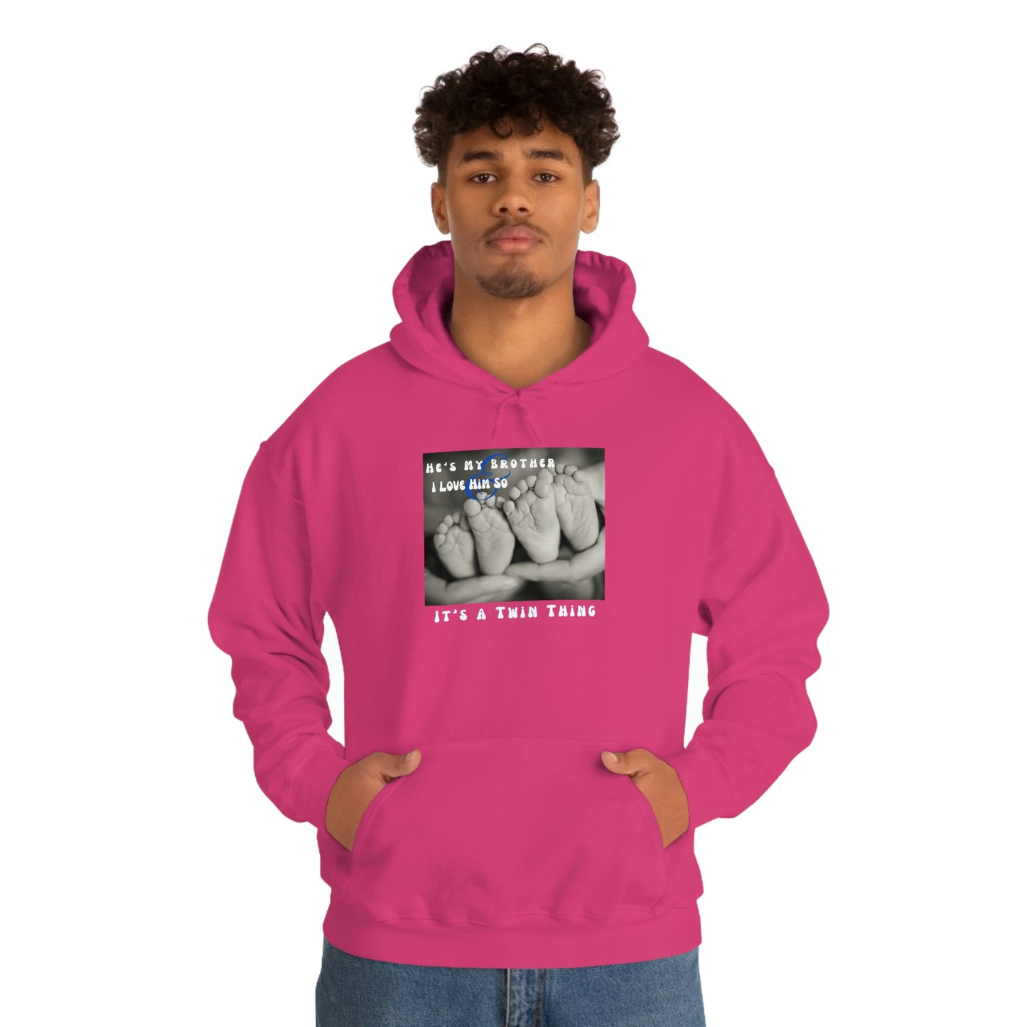 Twin, Unisex Heavy Blend™ Hooded Sweatshirt