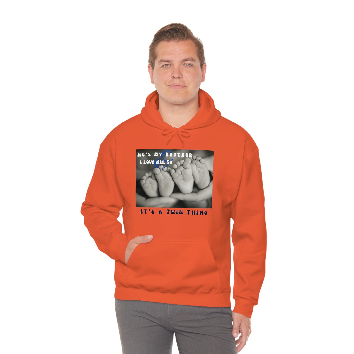 Twin, Unisex Heavy Blend™ Hooded Sweatshirt