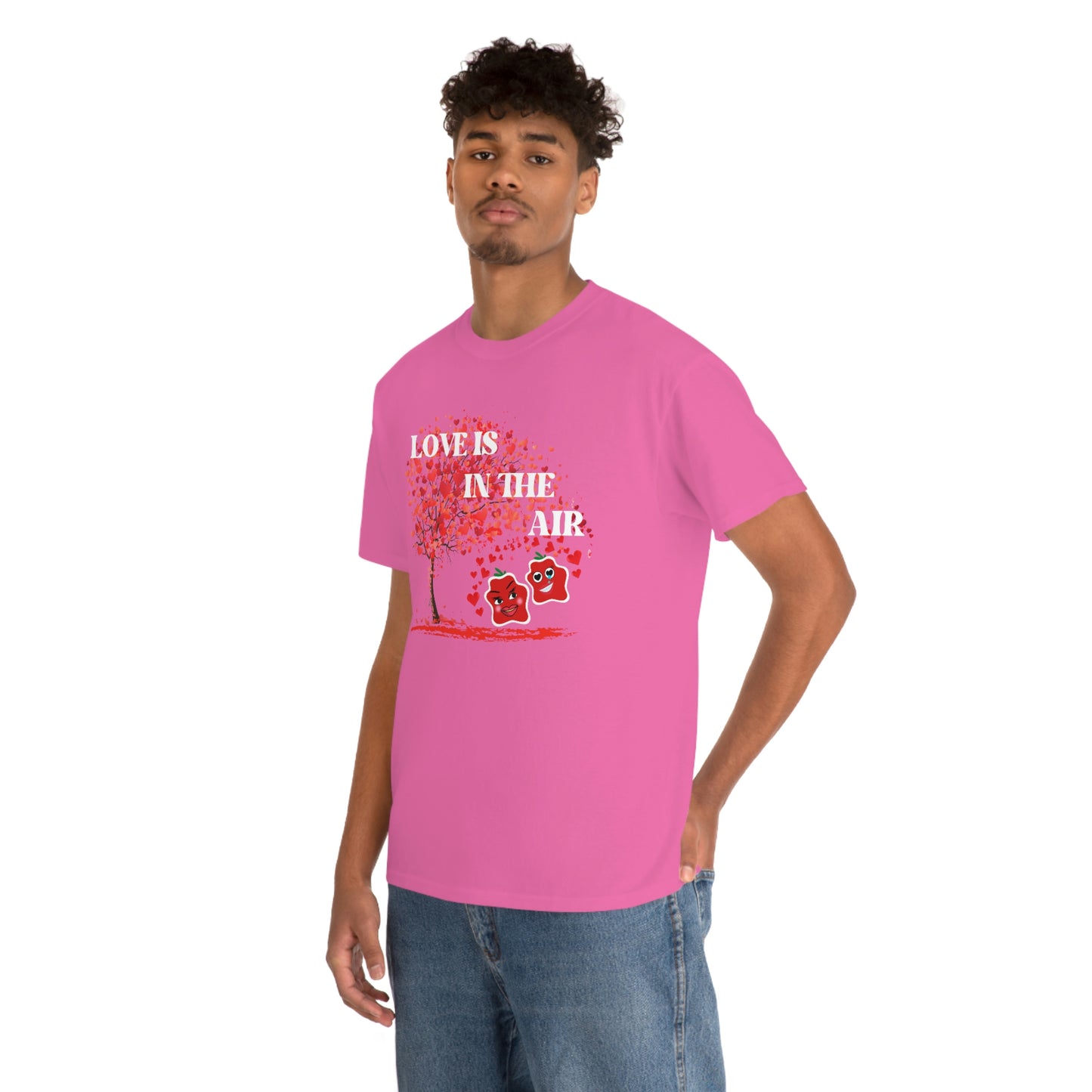 Love Is In The Air Smile Unisex Heavy Cotton Tee