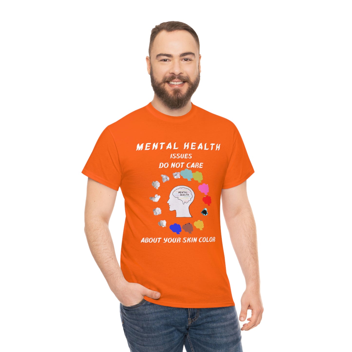 Mental Health Unisex Heavy Cotton Tee