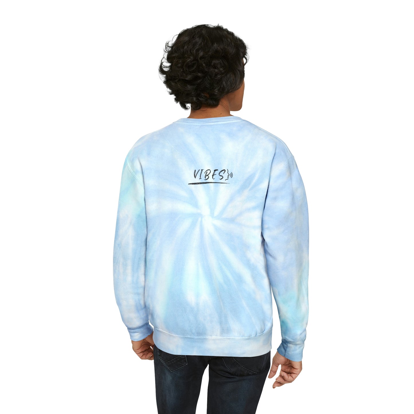 Vibe, Unisex Tie-Dye Sweatshirt