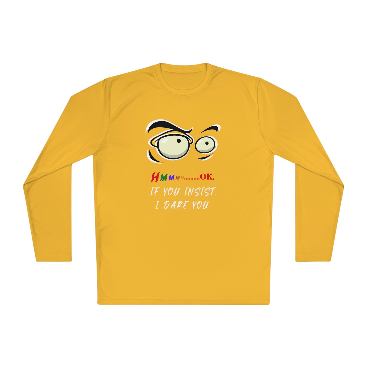 Hmmm, Unisex Lightweight Long Sleeve Tee