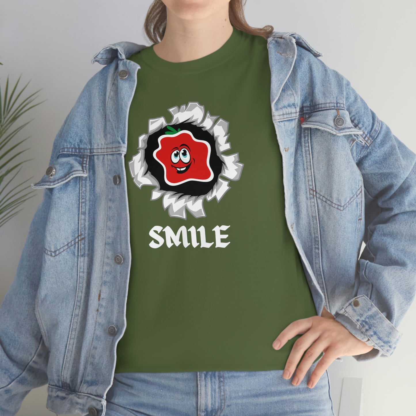 Smile Unisex Heavy Cotton Tee