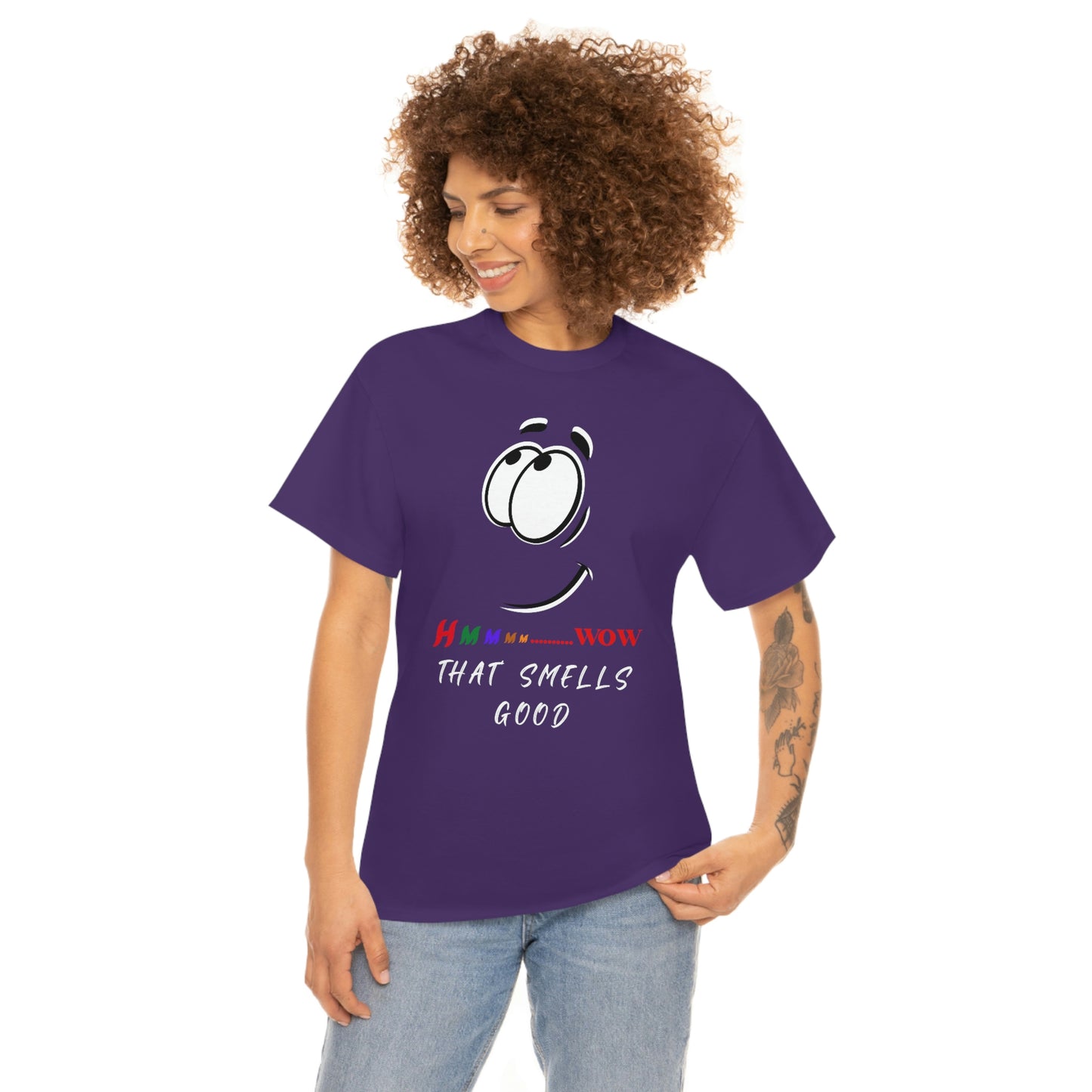 Hmmm... Wow that Smells Good Unisex Heavy Cotton Tee