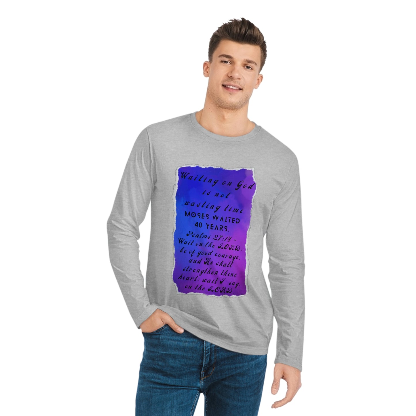 Faith Walkers, Men's Organic Sparker Long Sleeve Shirt