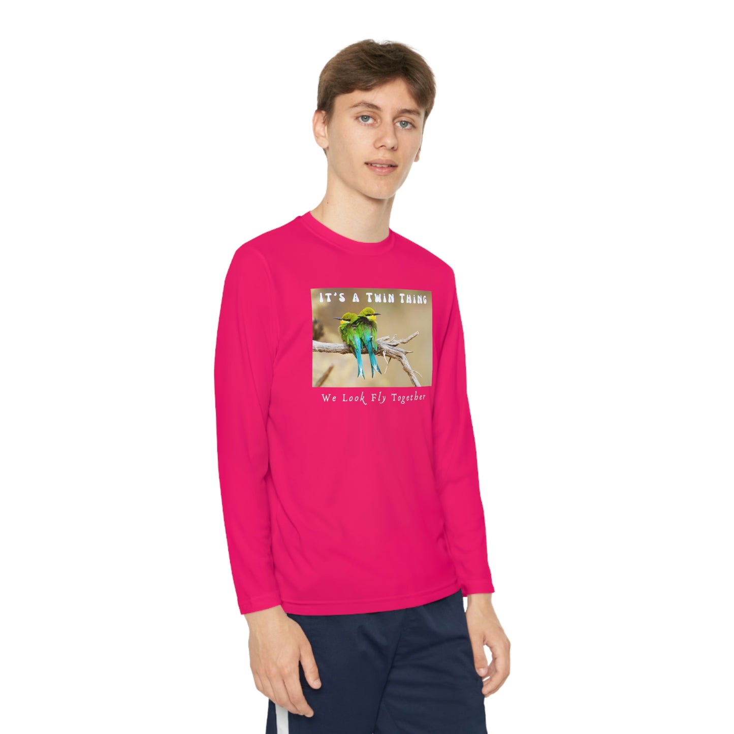 Twin, Youth Long Sleeve Competitor Tee