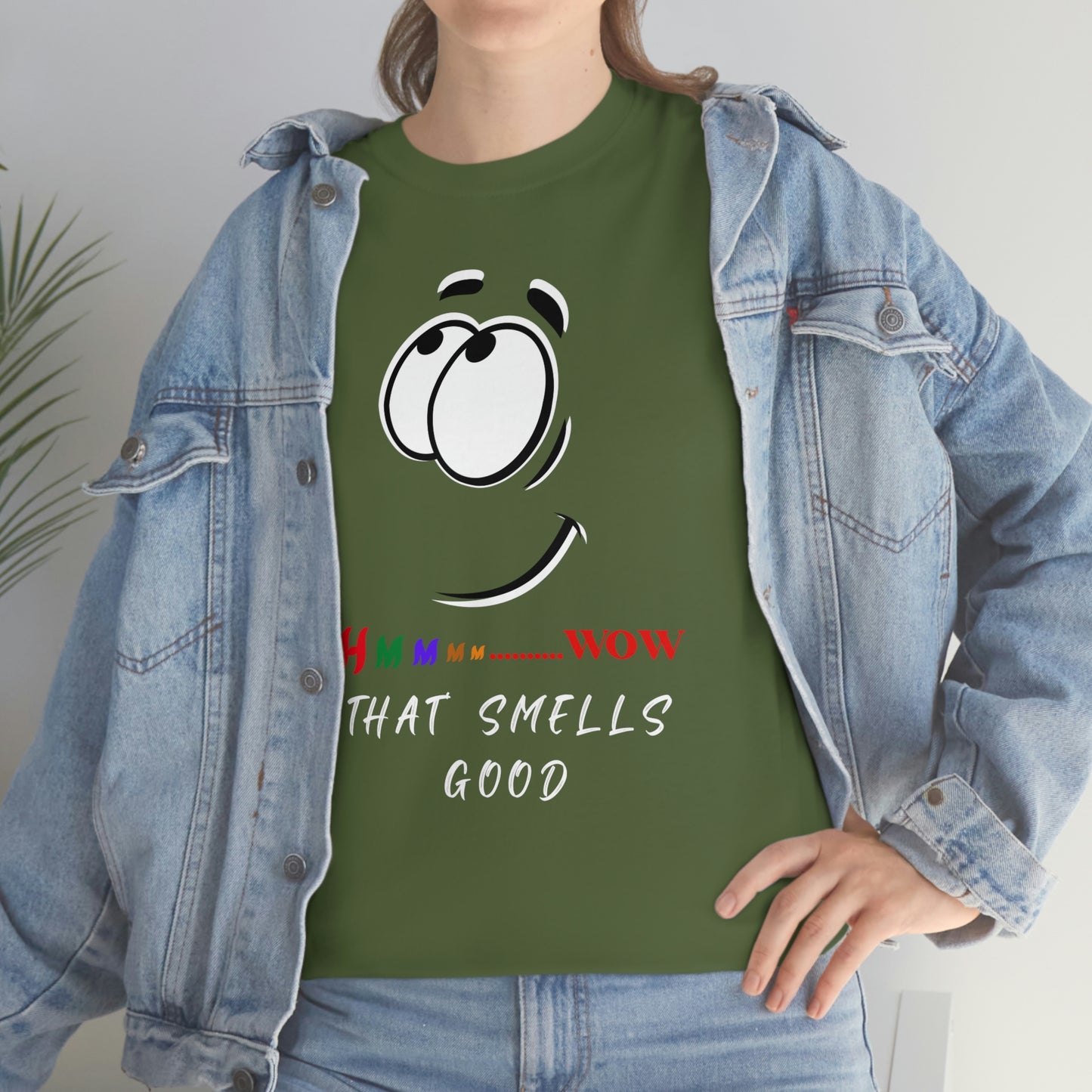 Hmmm... Wow that Smells Good Unisex Heavy Cotton Tee