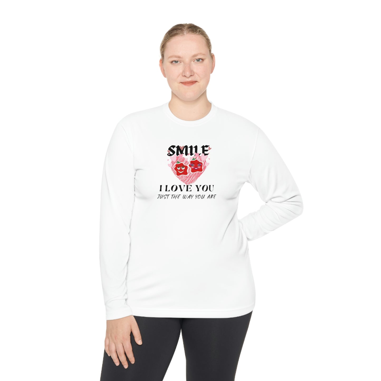 Smile Unisex Lightweight Long Sleeve Tee