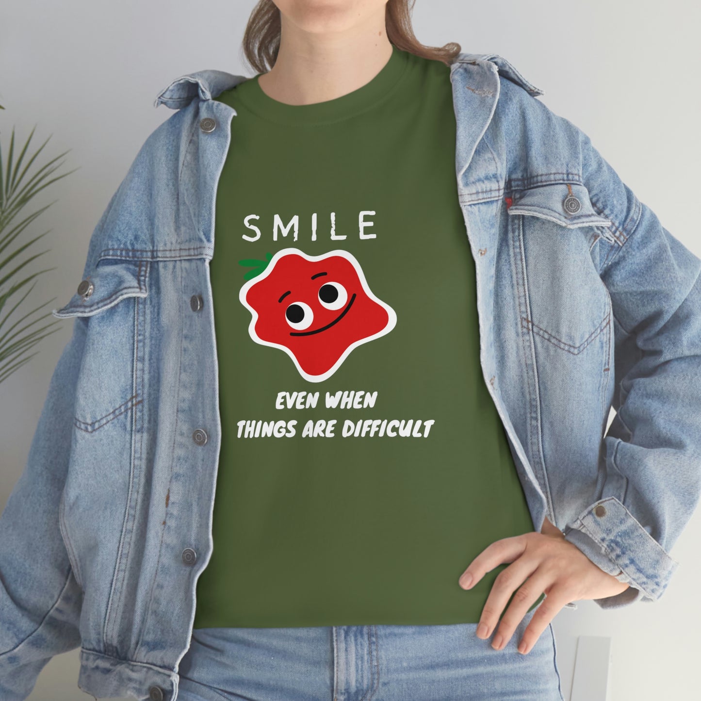 Smile Unisex Heavy Cotton Tee