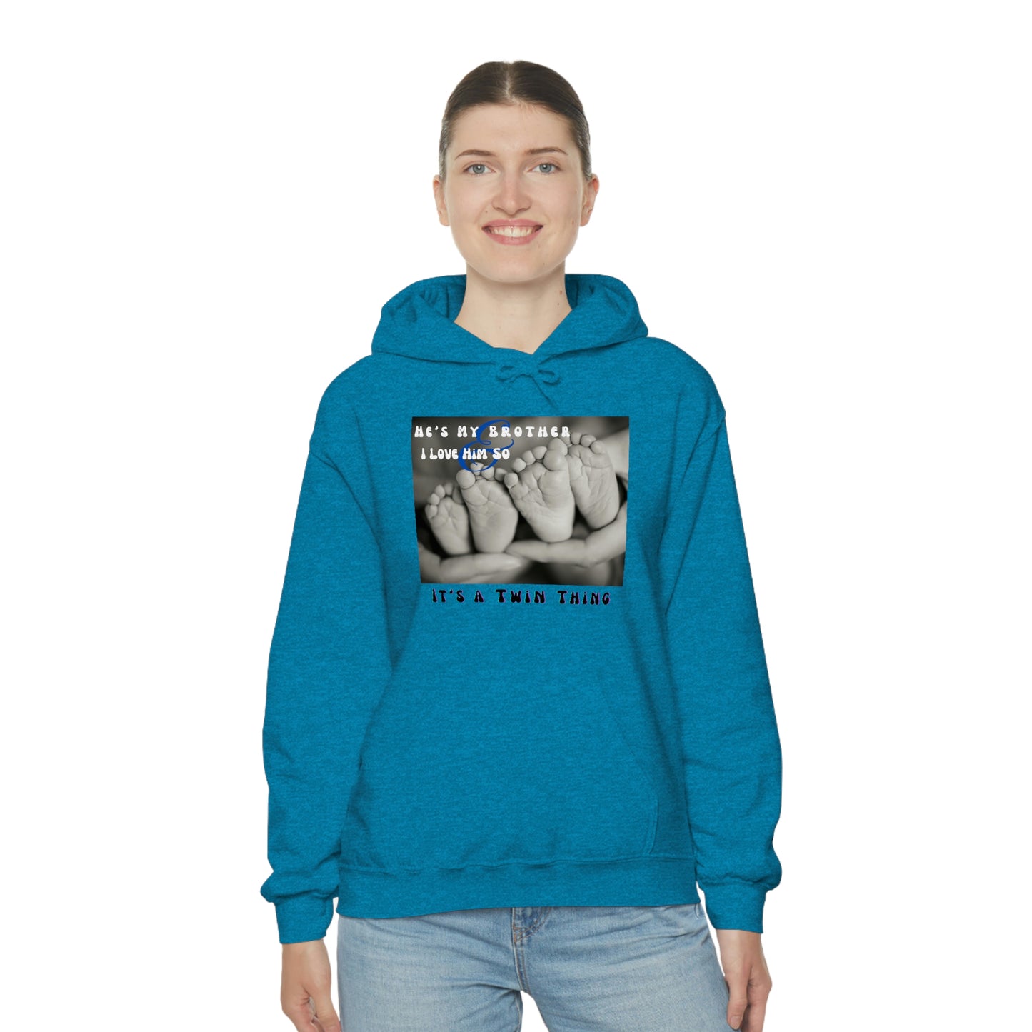 Twin, Unisex Heavy Blend™ Hooded Sweatshirt