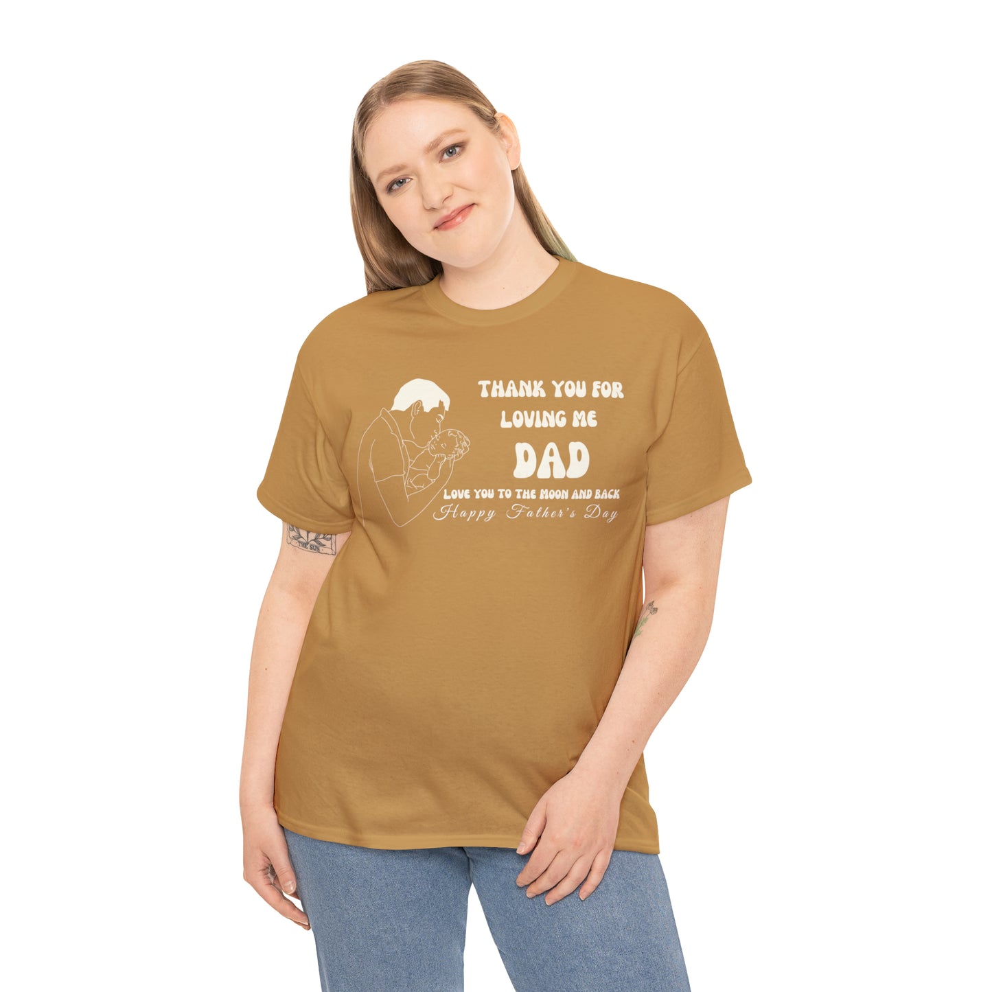 Exotic Print Father's Day Unisex Heavy Cotton Tee