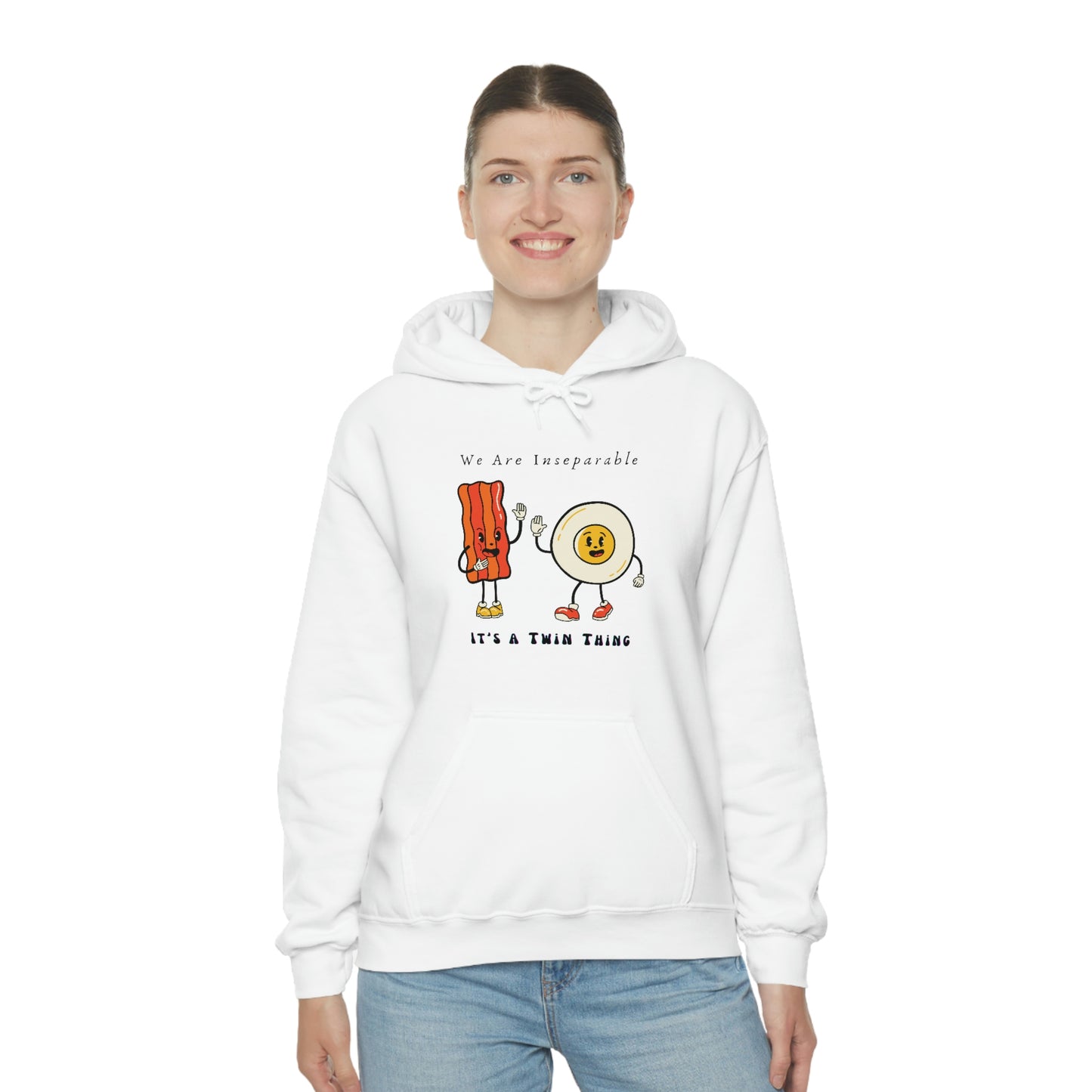 Twin, Unisex Heavy Blend™ Hooded Sweatshirt