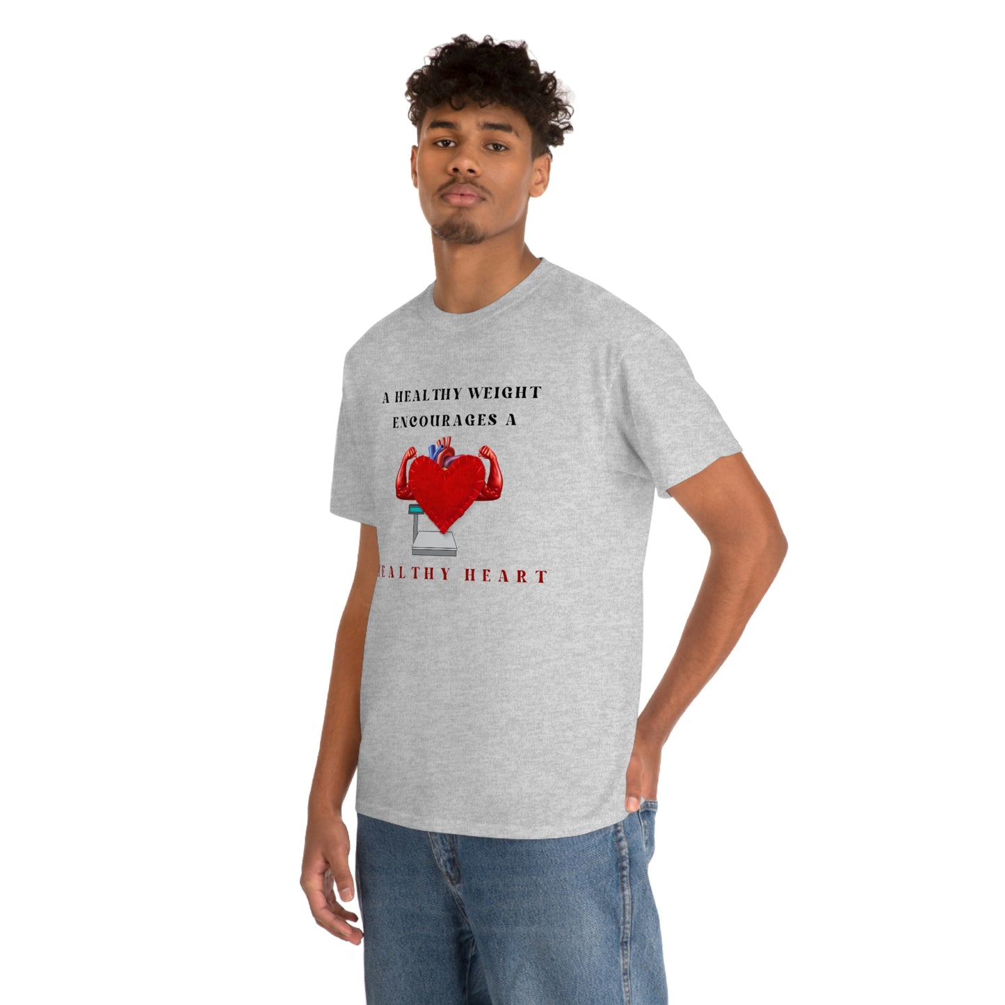 Healthy Weight Healthy Heart Unisex Heavy Cotton Tee