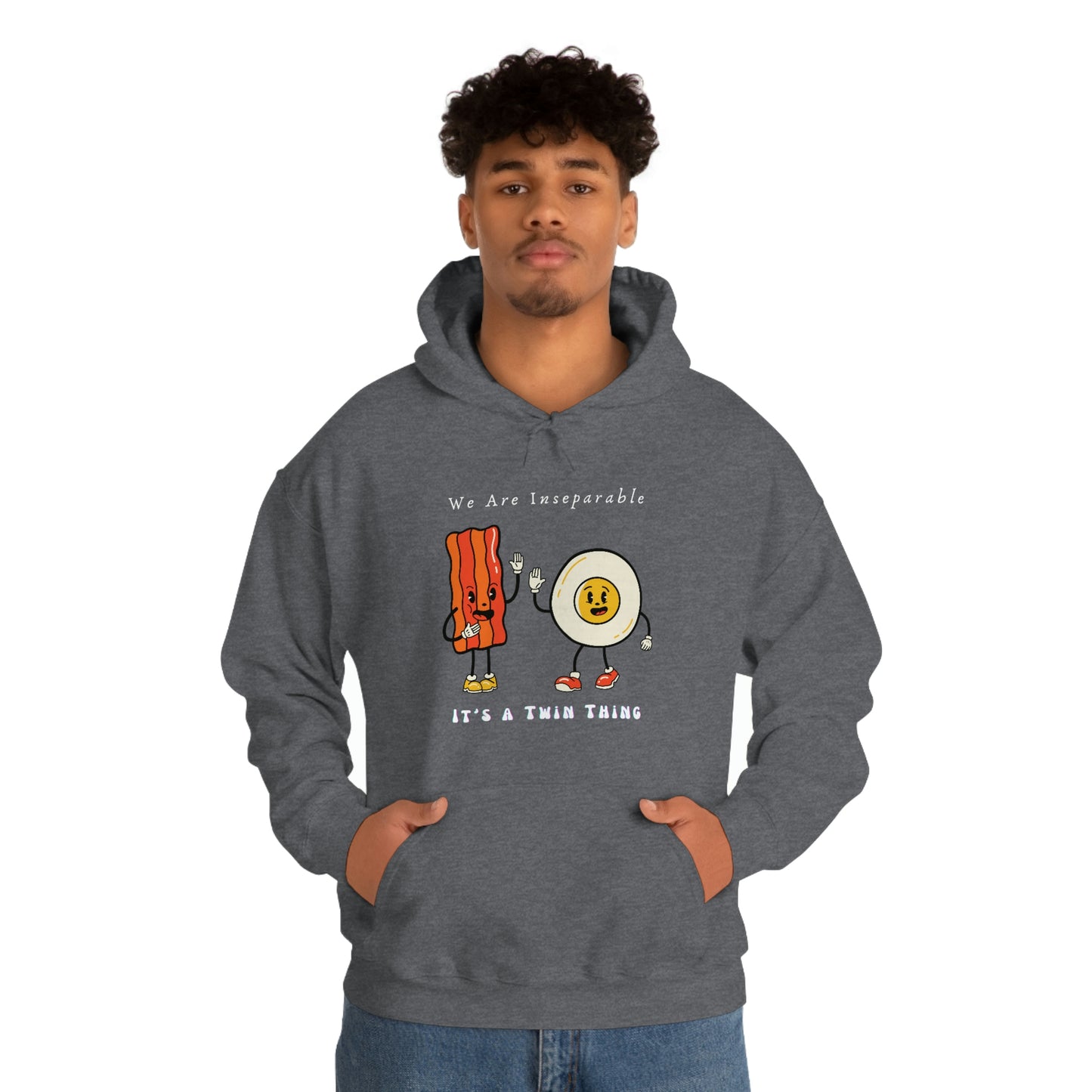 Twin, Unisex Heavy Blend™ Hooded Sweatshirt