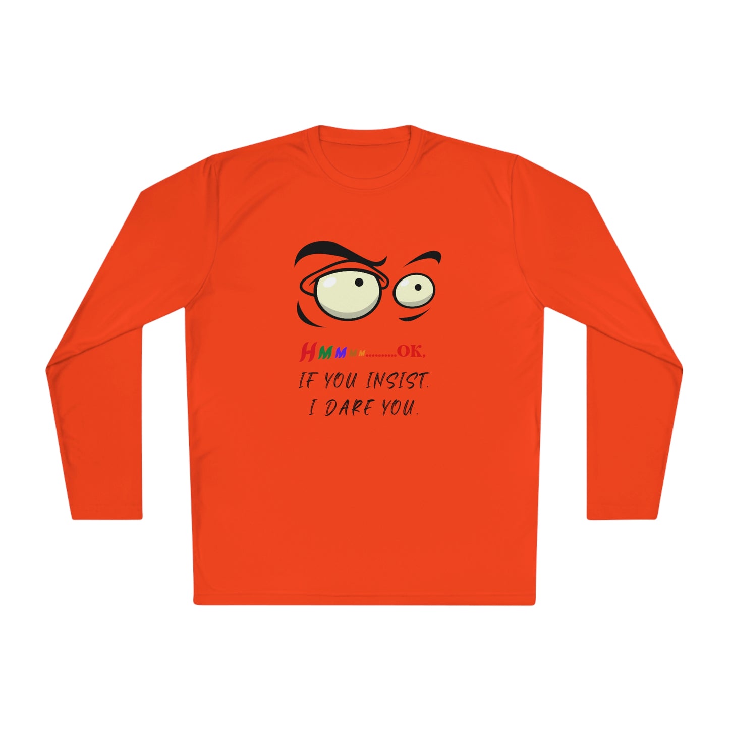 Hmmm, Unisex Lightweight Long Sleeve Tee