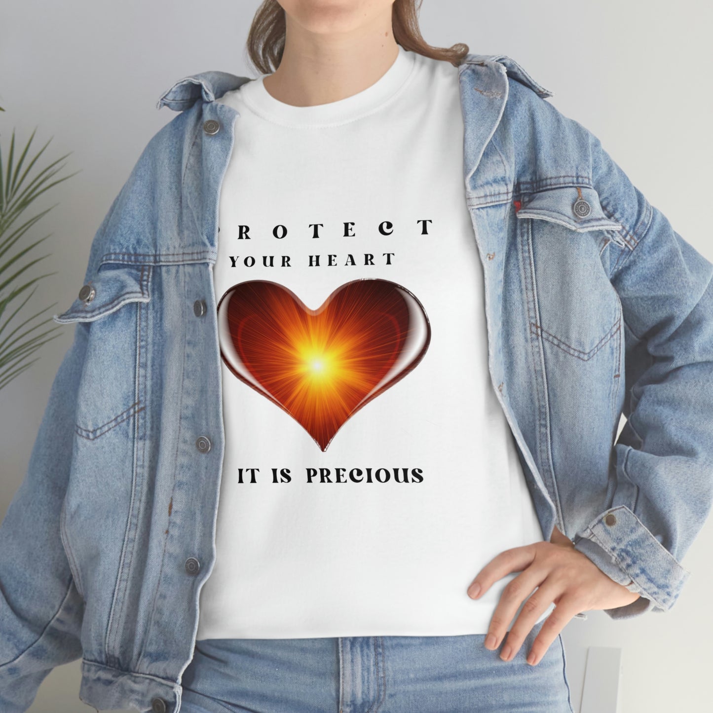 Protect Your Heart Unisex Heavy Cotton Tee