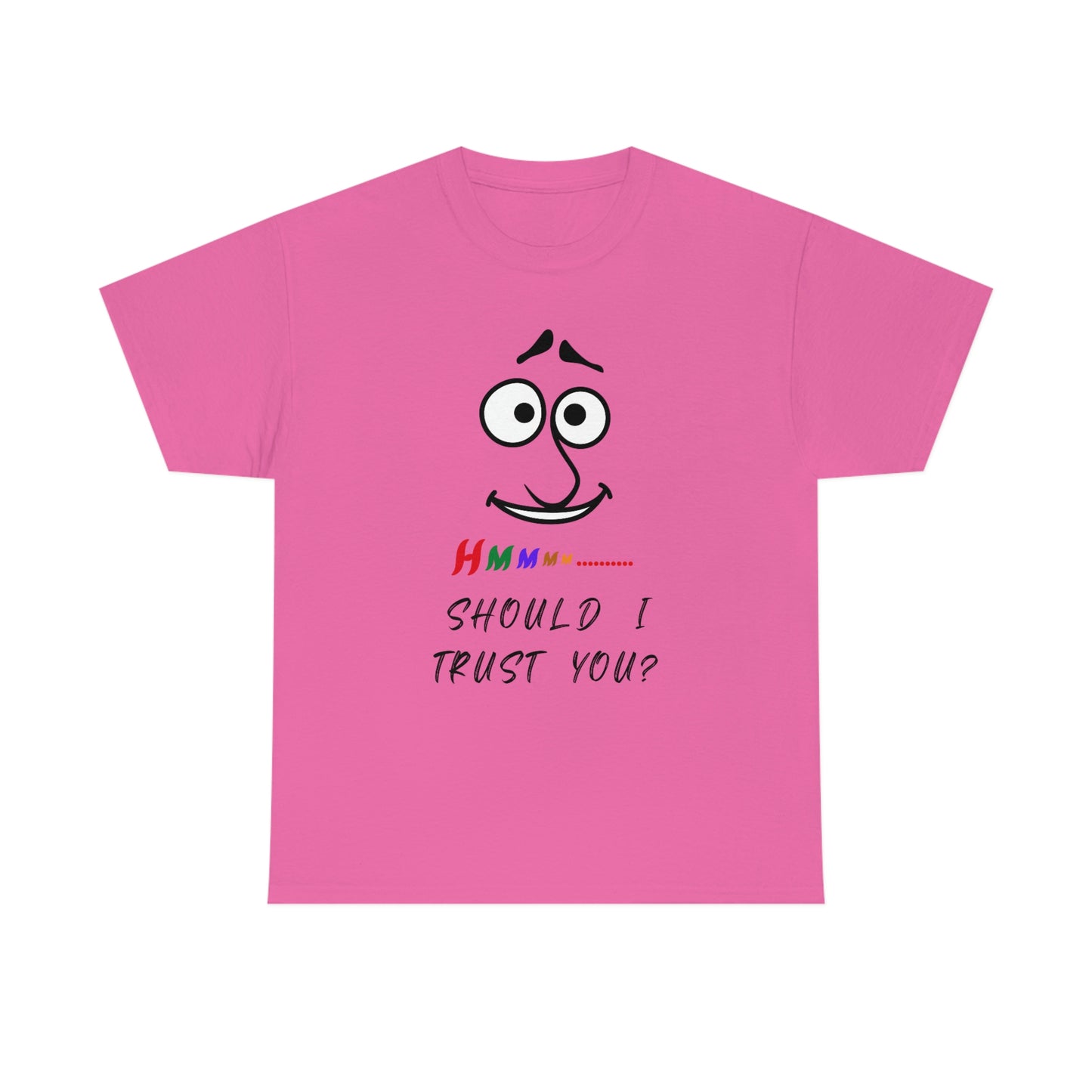 Hmmm, Funny, Unisex Heavy Cotton Tee