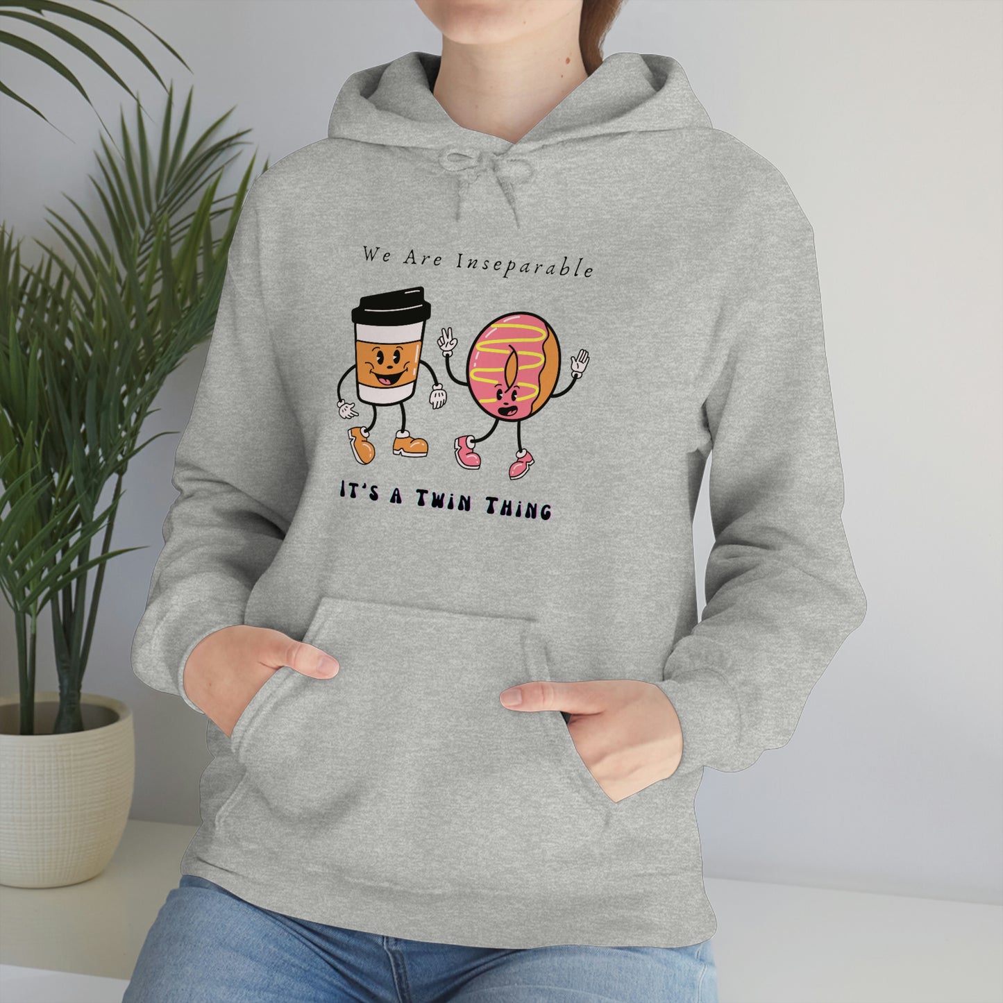 Twin, Unisex Heavy Blend™ Hooded Sweatshirt