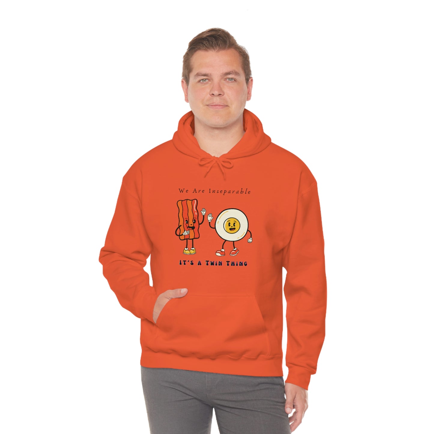 Twin, Unisex Heavy Blend™ Hooded Sweatshirt