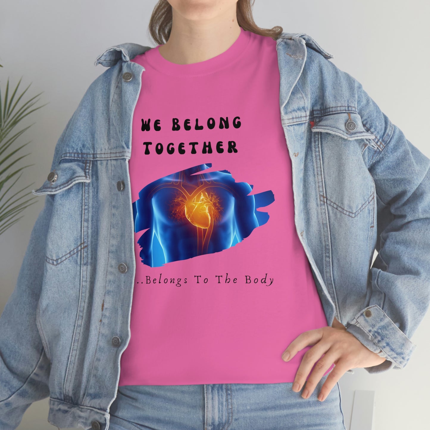 Stronger Together, Love, Unisex Heavy Cotton Tee