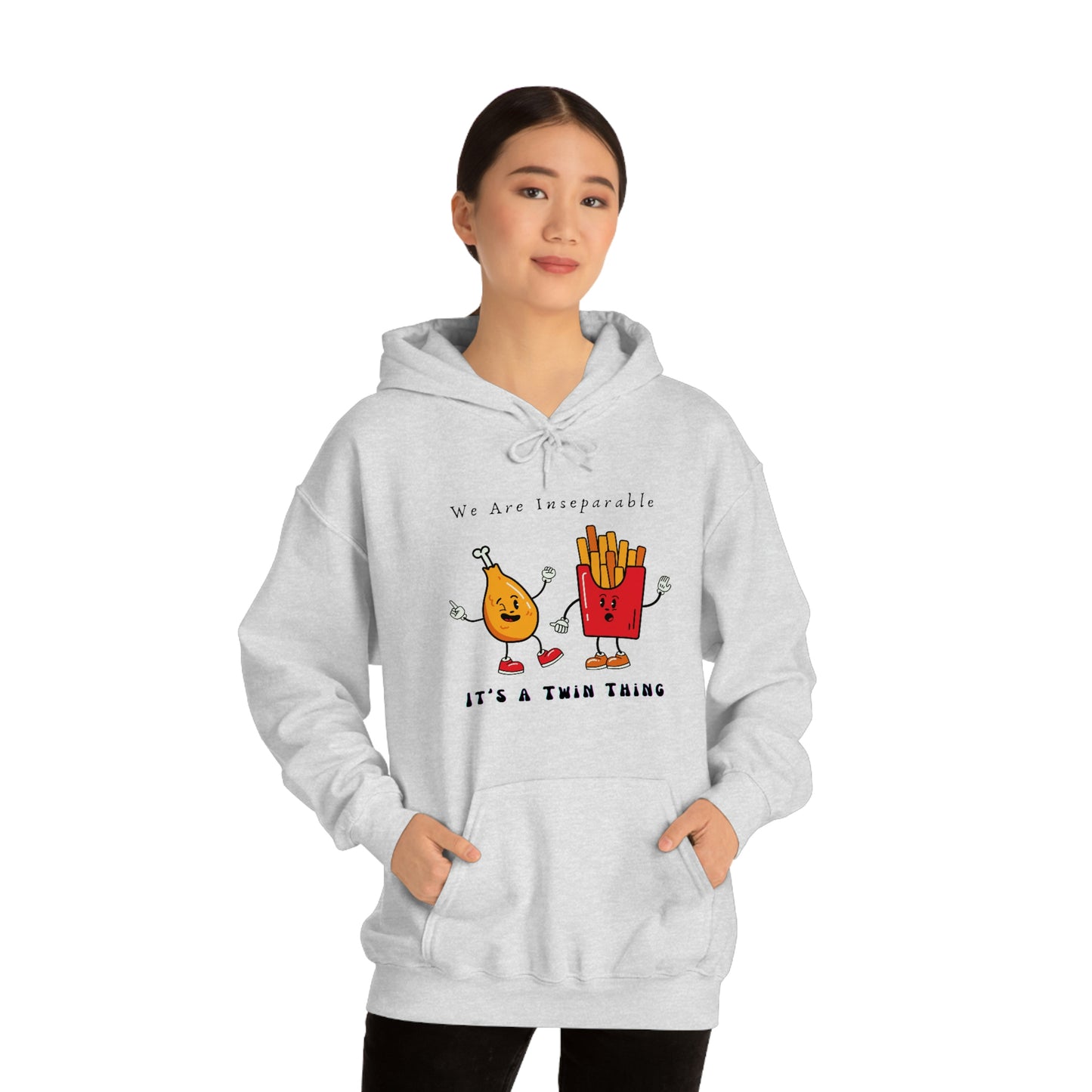 Twin, Unisex Heavy Blend™ Hooded Sweatshirt