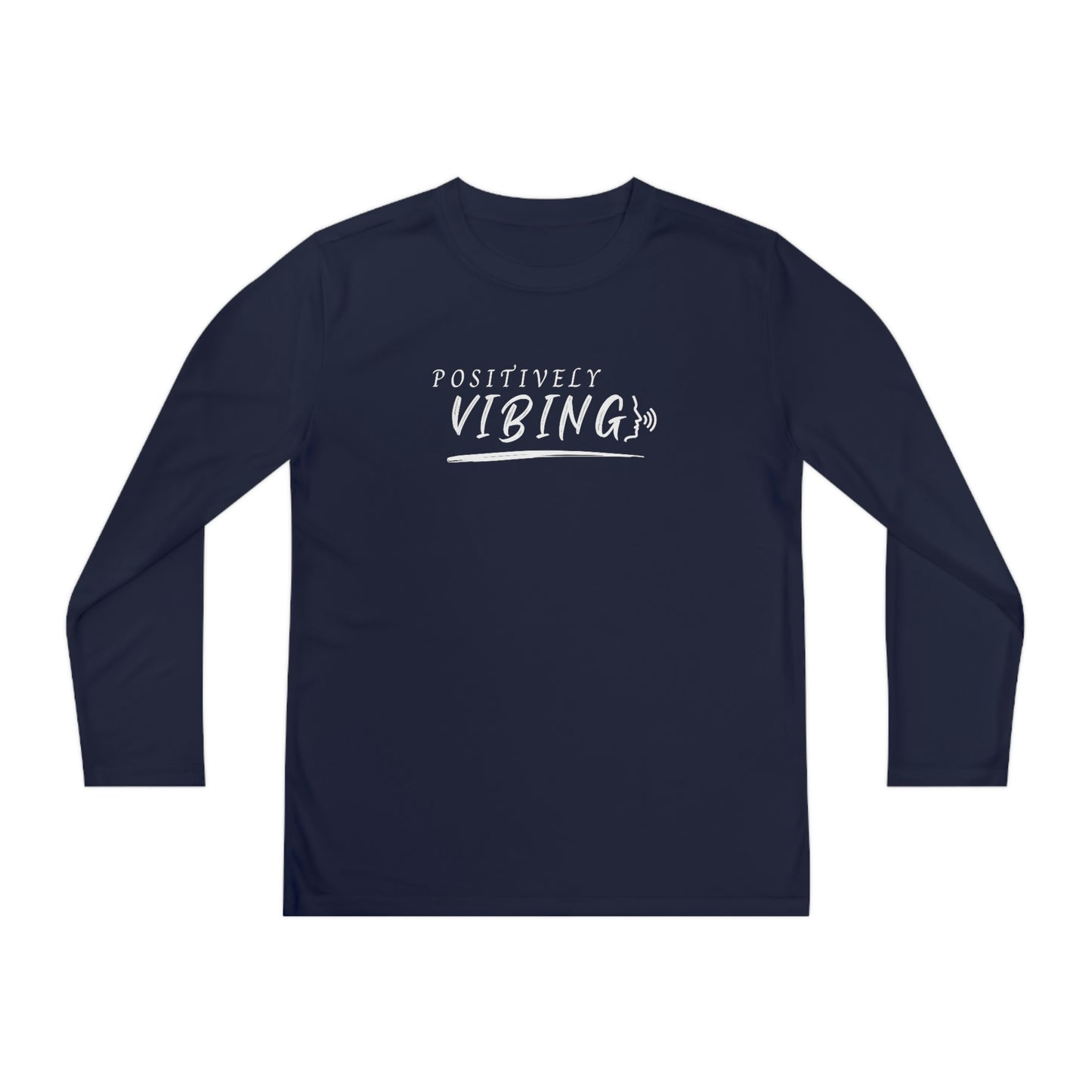 Vibes, Youth Long Sleeve Competitor Tee