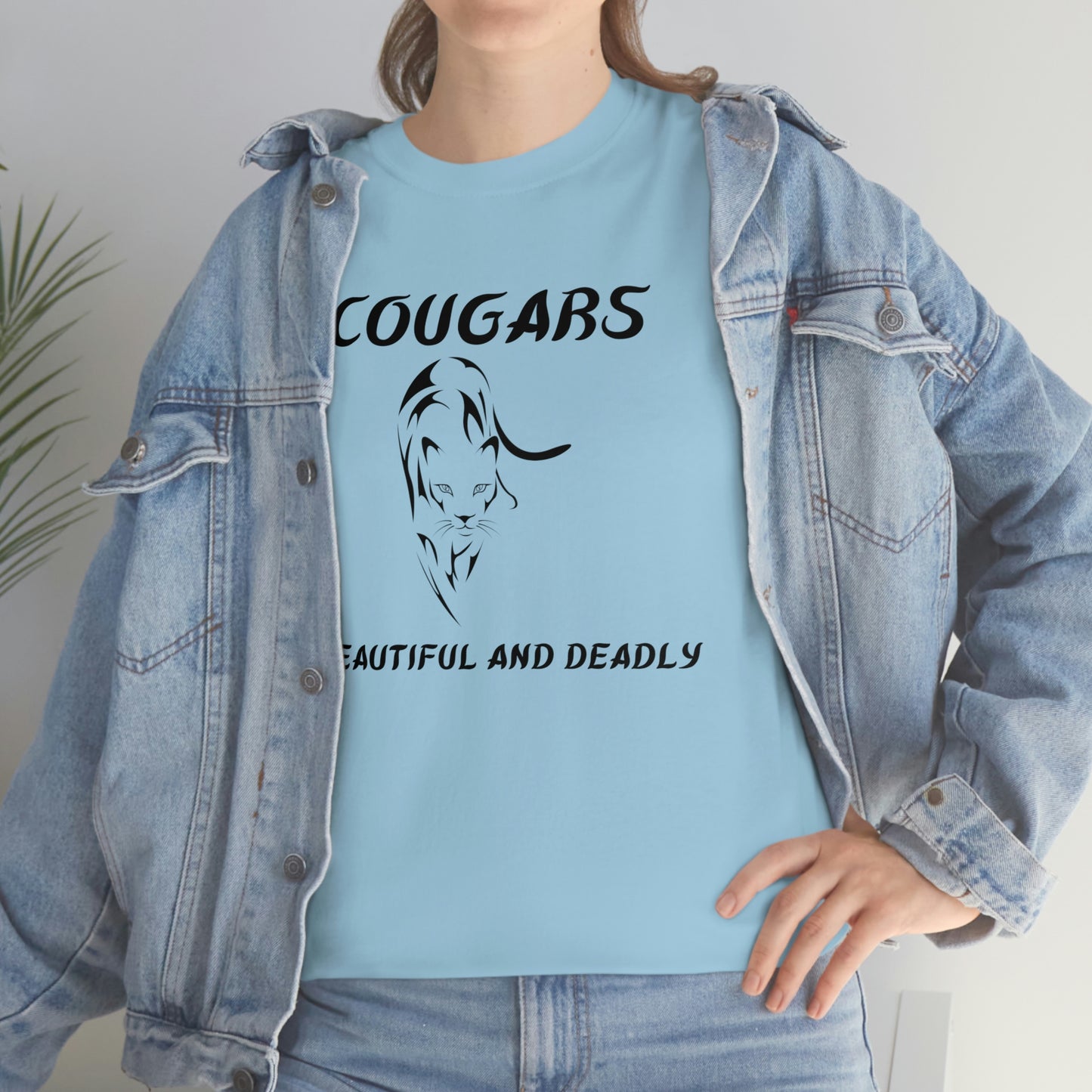 Cougars Unisex Heavy Cotton Tee